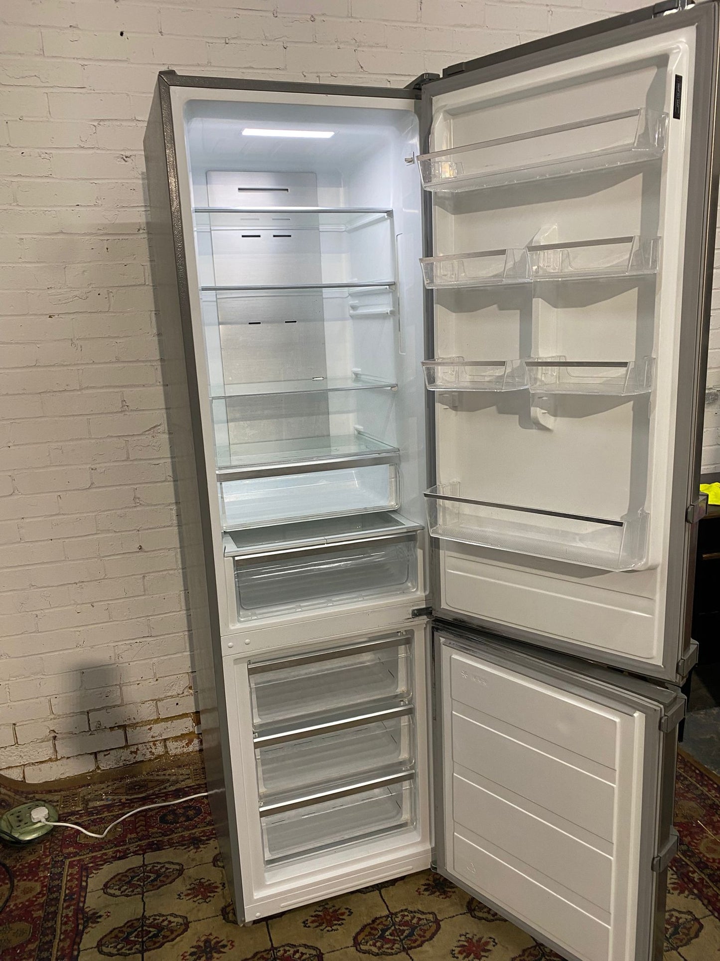 FREE DELIVERY Beautiful 2M Tall Stoves Stainless Steel Fridge Freezer For Sale