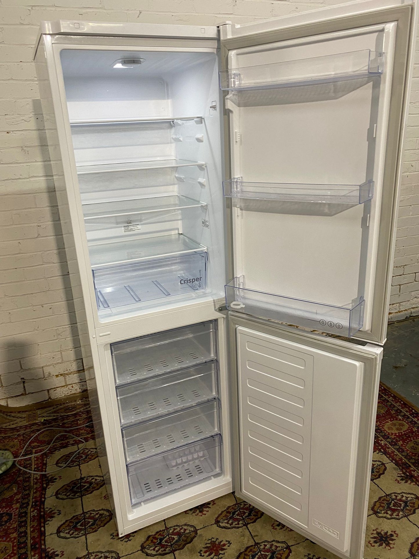TopBrand Beko White Frost Free Fridge Freezer For Sale