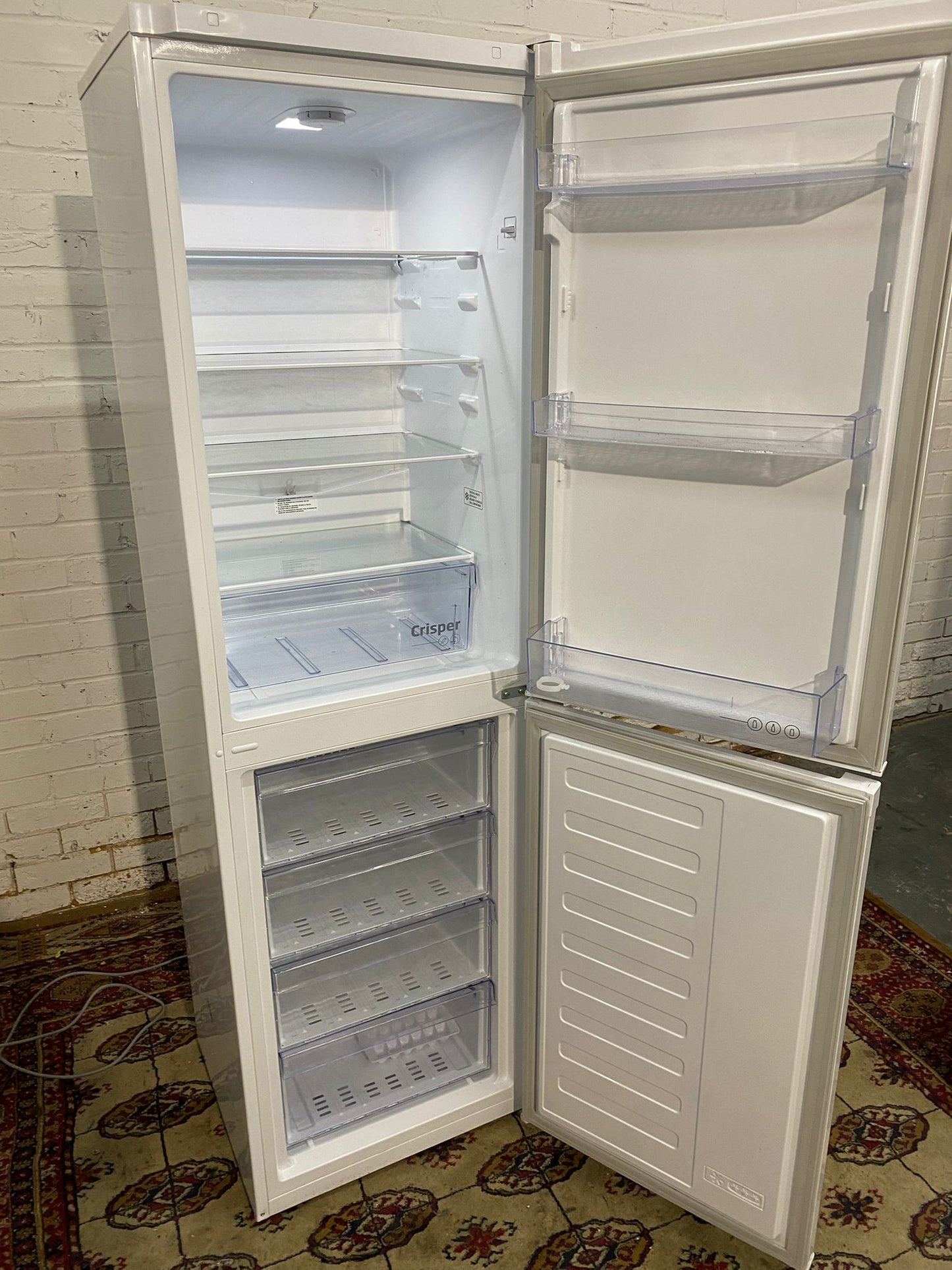 TopBrand Beko White Frost Free Fridge Freezer For Sale