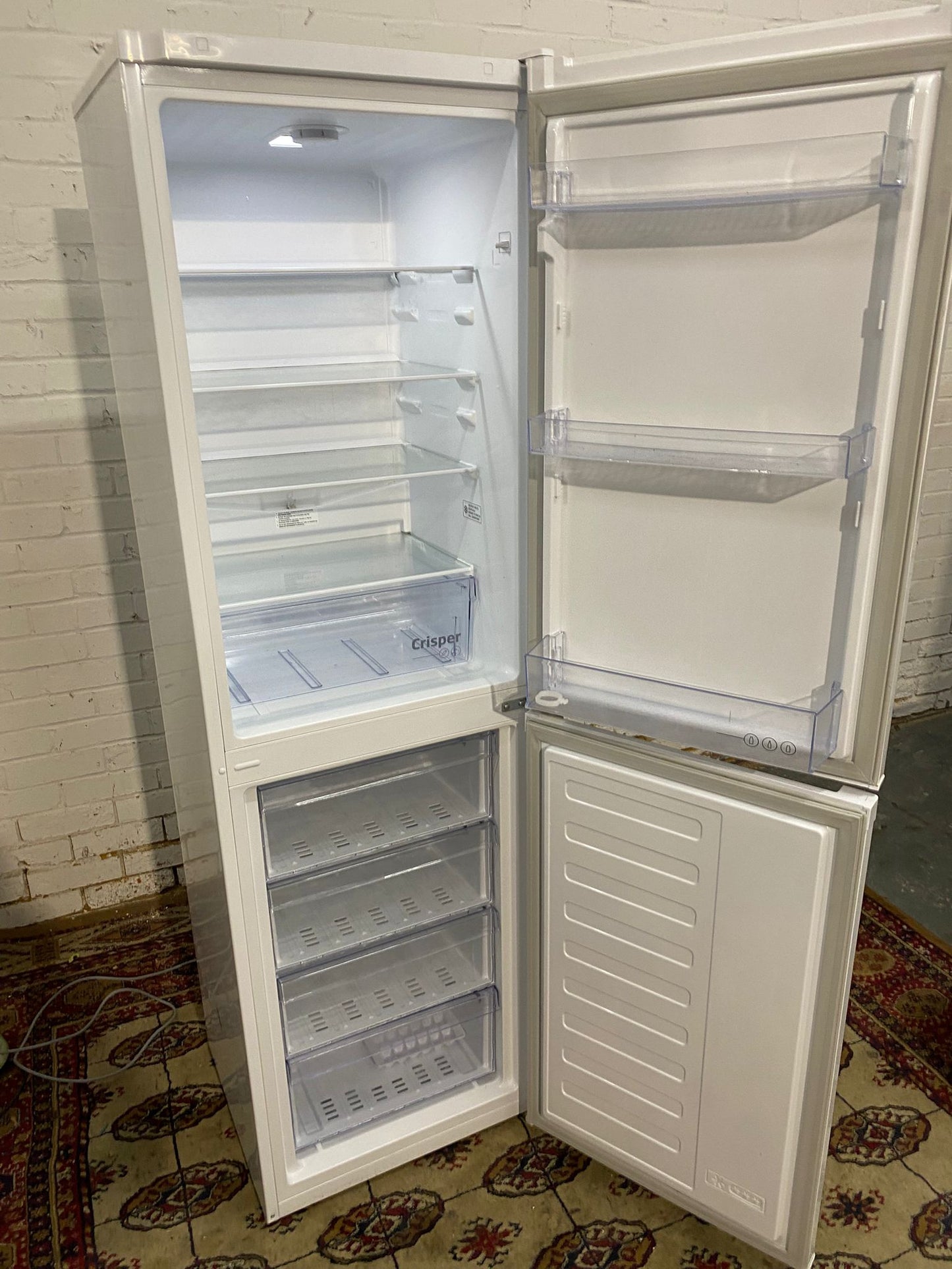 TopBrand Beko White Frost Free Fridge Freezer For Sale