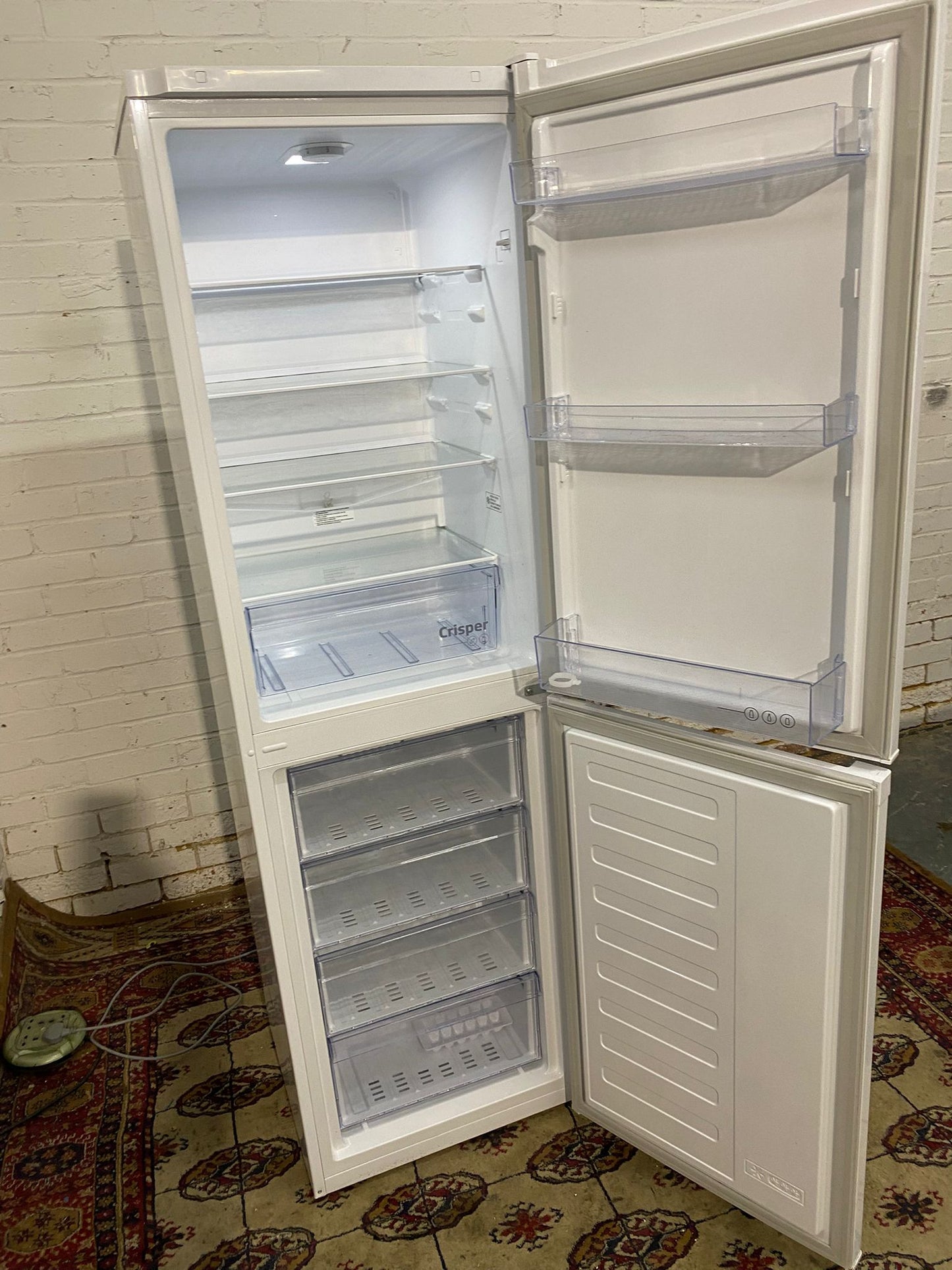 TopBrand Beko White Frost Free Fridge Freezer For Sale