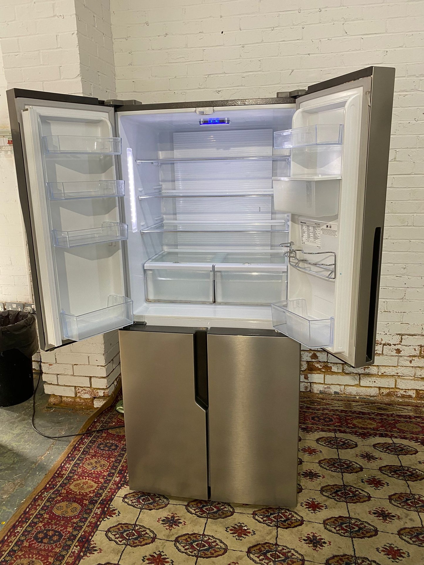 🚚Tall Hisense 4Doors French Style Fridge Freezer With Water Dispenser For Sale