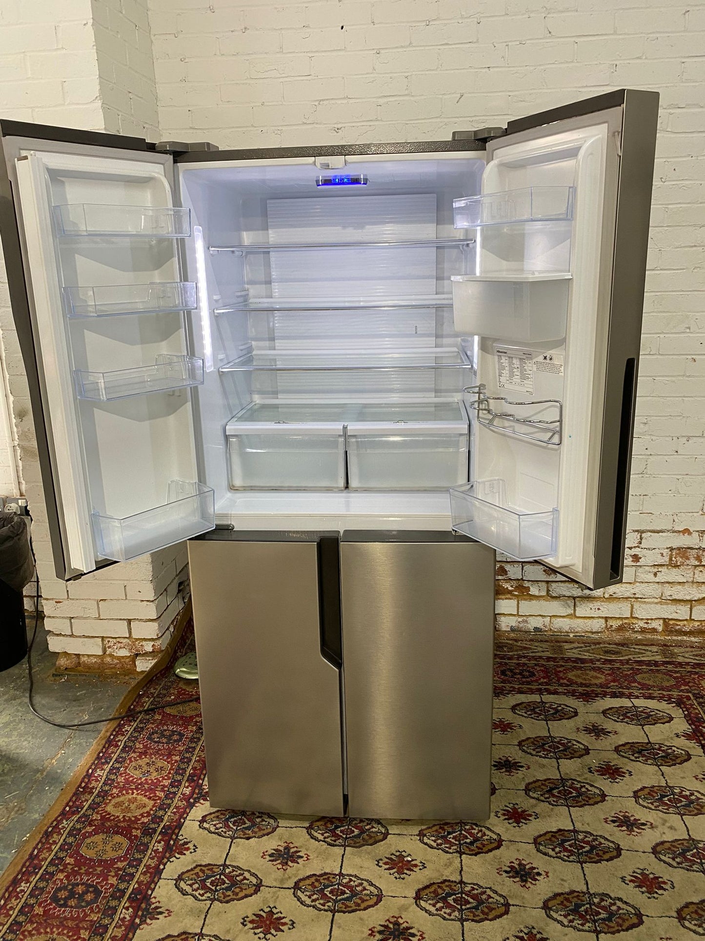 🚚Tall Hisense 4Doors French Style Fridge Freezer With Water Dispenser For Sale