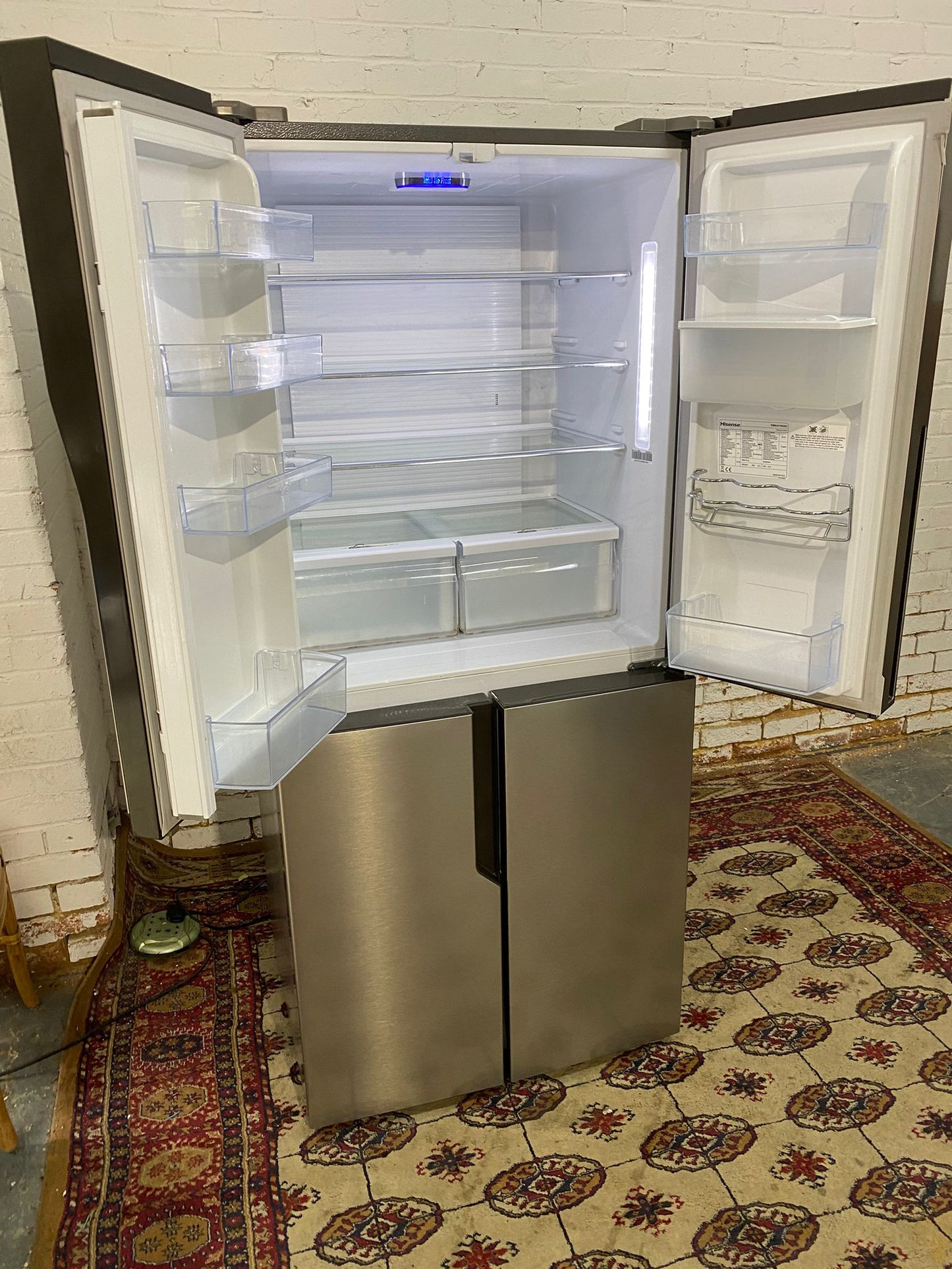 🚚Tall Hisense 4Doors French Style Fridge Freezer With Water Dispenser For Sale