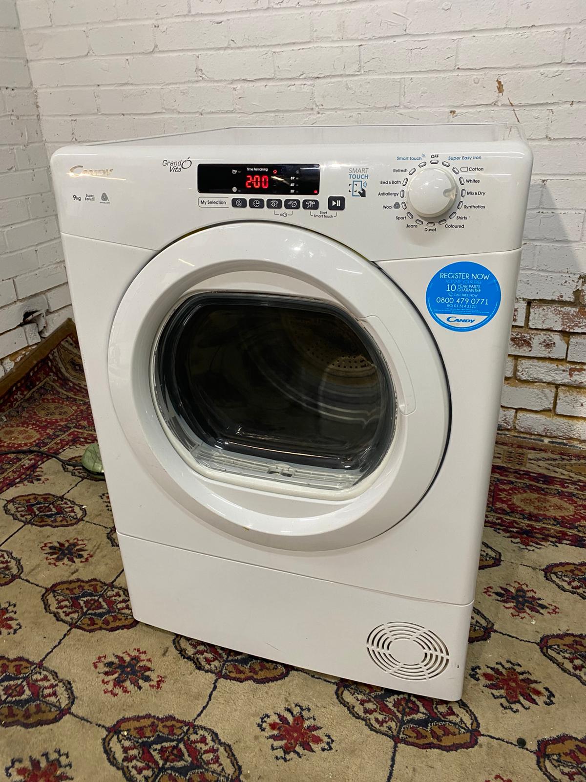 Candy 9KG Condenser Dryer With HeatPump little noisier video available For Sale