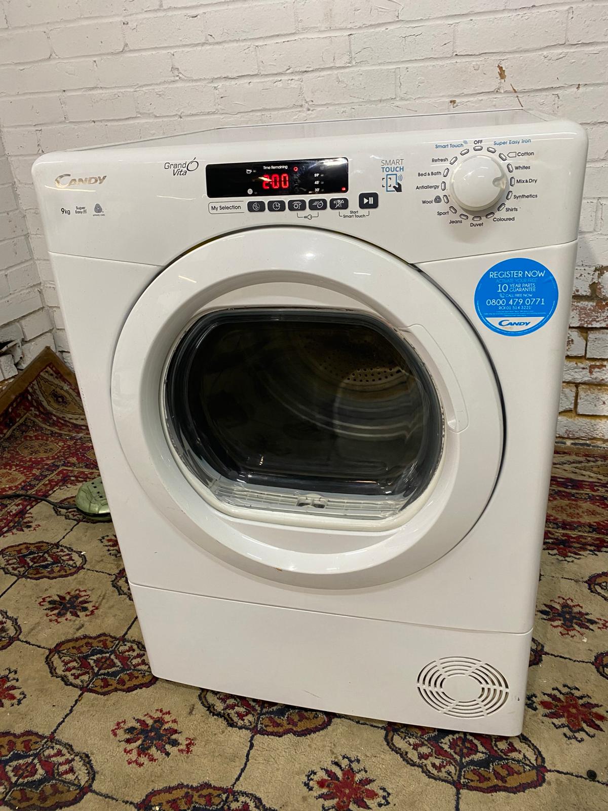 Candy 9KG Condenser Dryer With HeatPump little noisier video available For Sale