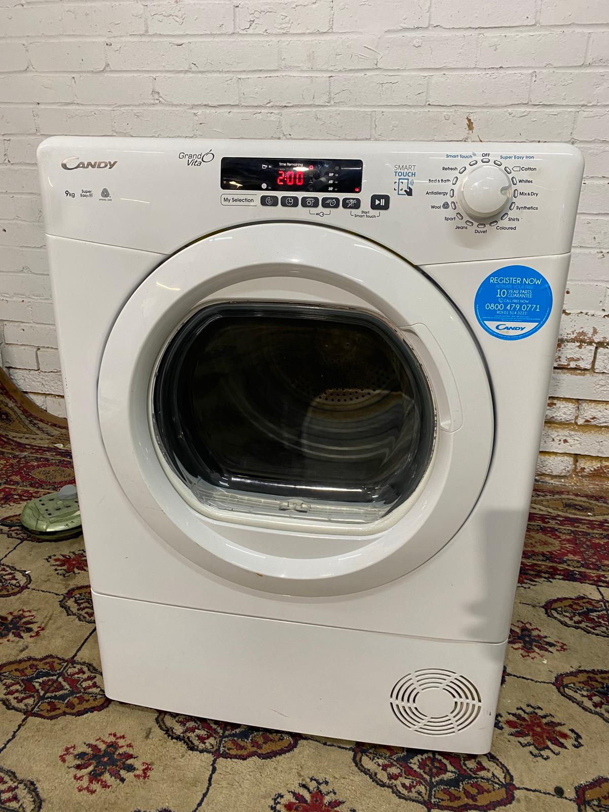 Candy 9KG Condenser Dryer With HeatPump little noisier video available For Sale