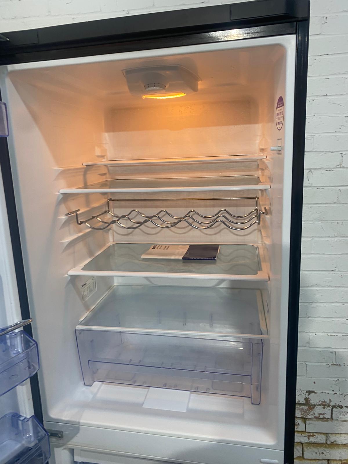 🚚Tall Beko Black Fridge Freezer With Water Dispenser Frost Free For Sale