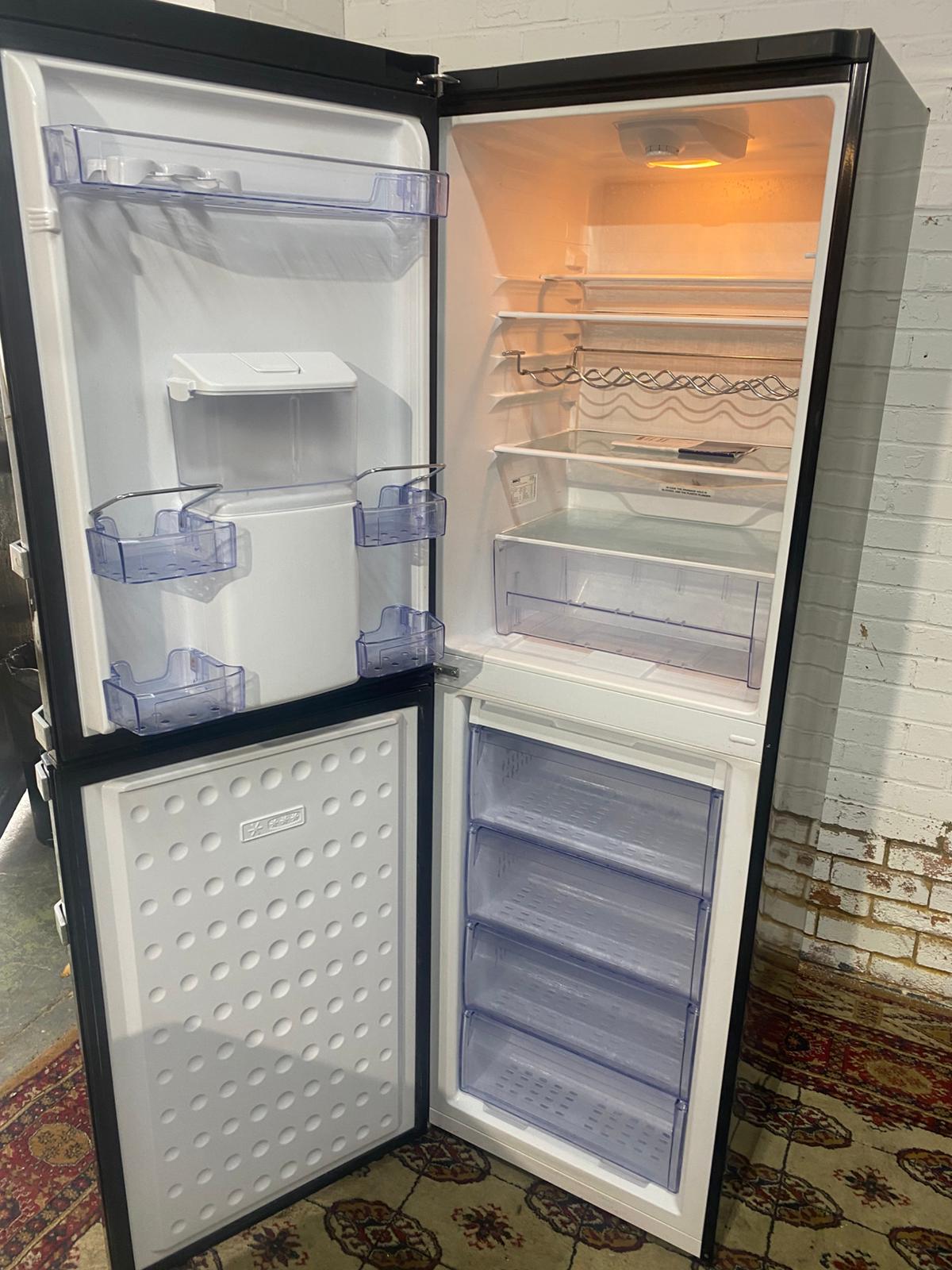 🚚Tall Beko Black Fridge Freezer With Water Dispenser Frost Free For Sale
