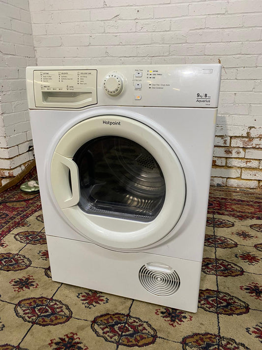 Beautiful HotPoint 9KG Glass Door Condenser Dryer With HeatPump For Sale