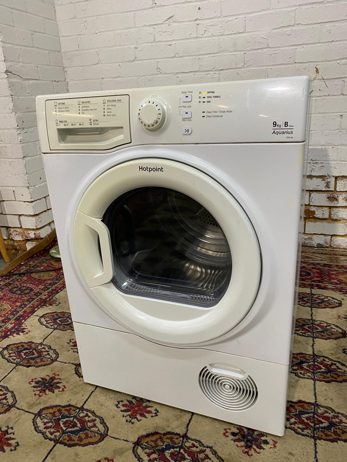 Beautiful HotPoint 9KG Glass Door Condenser Dryer With HeatPump For Sale