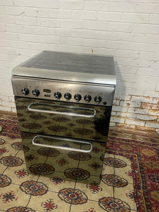 🚚Beautiful Indesit Classic Model 60CM Stainless Steel Gas Cooker With Oven/Grill For Sale