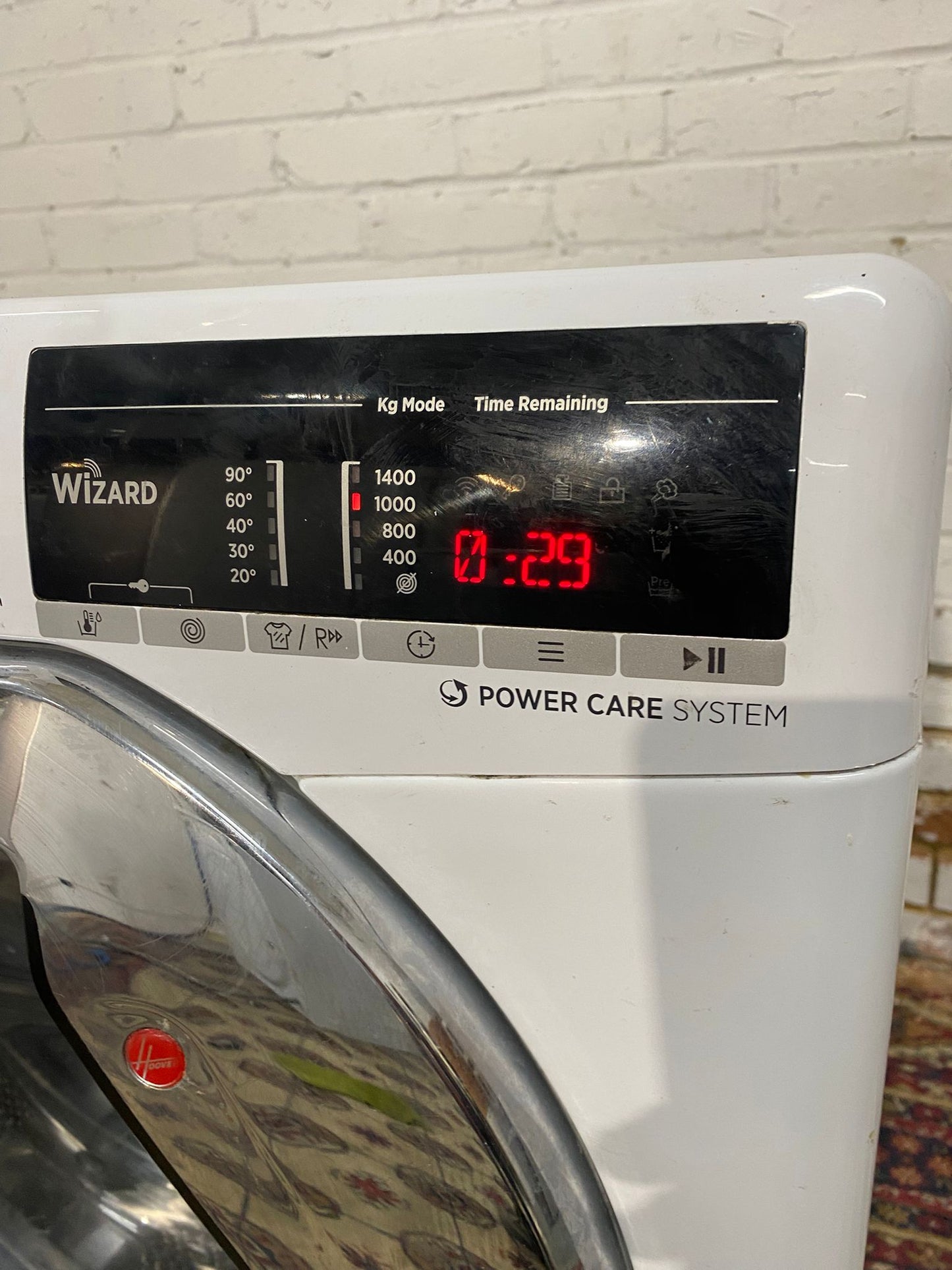 🚚Beautiful Hoover Large Drum 10kg Wifi Washing Machine For Sale