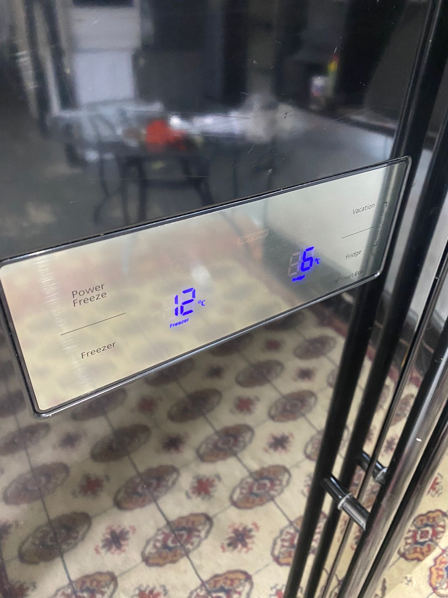 🚐Samsung Latest Model Black Double Door American Non Plumb Fridge Freezer for sale