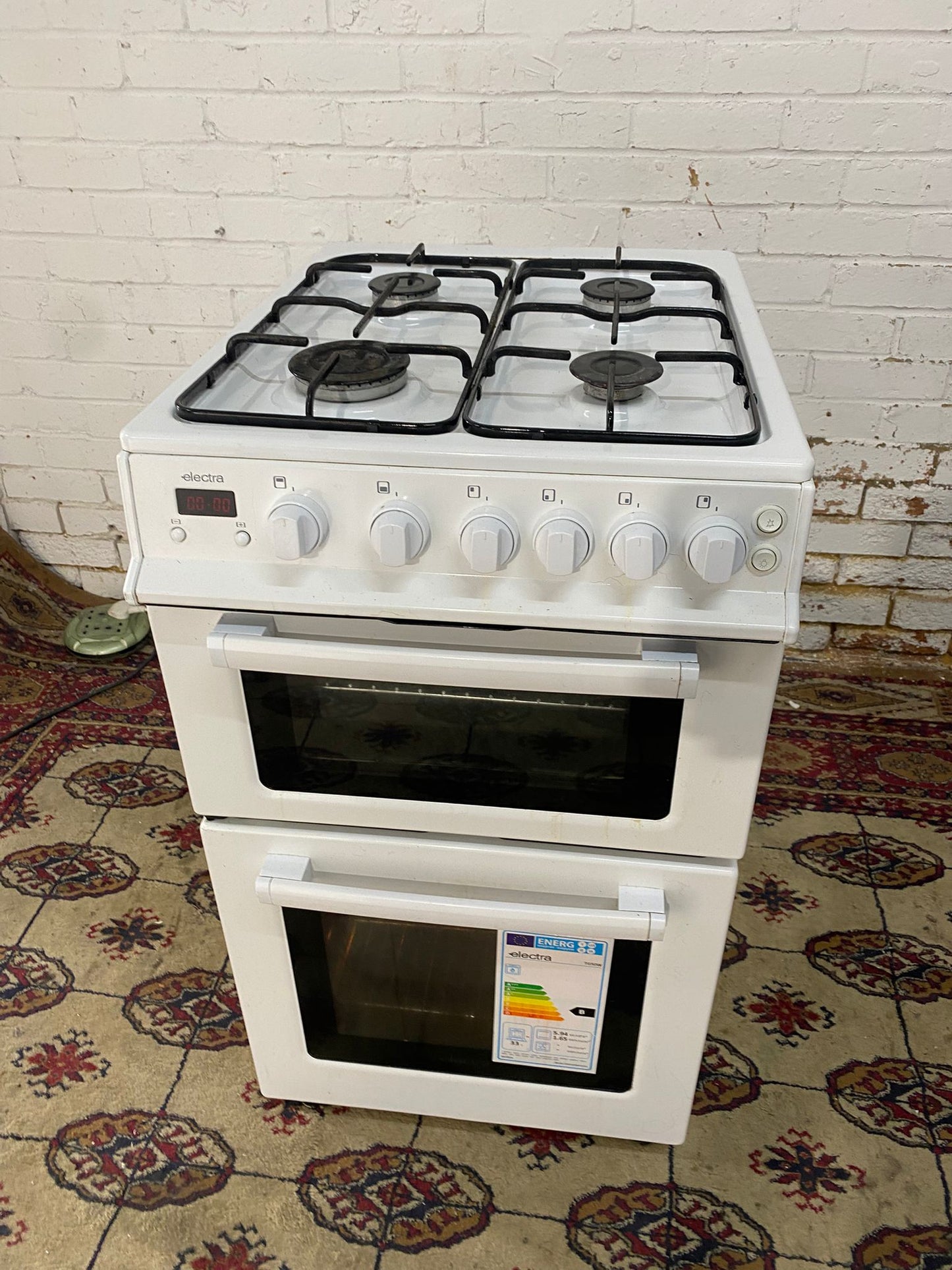 🚚Beautiful 50 CM Electra White Gas Cooker Oven/Grill For Sale
