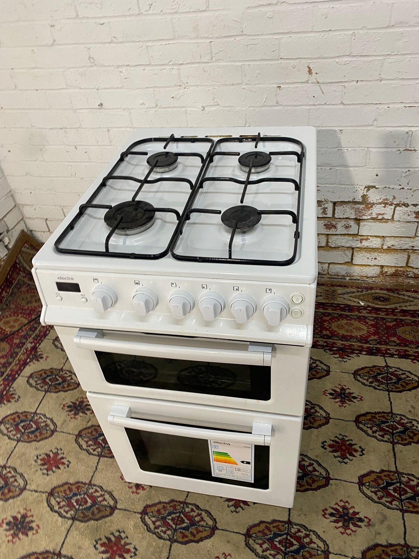 🚚Beautiful 50 CM Electra White Gas Cooker Oven/Grill For Sale