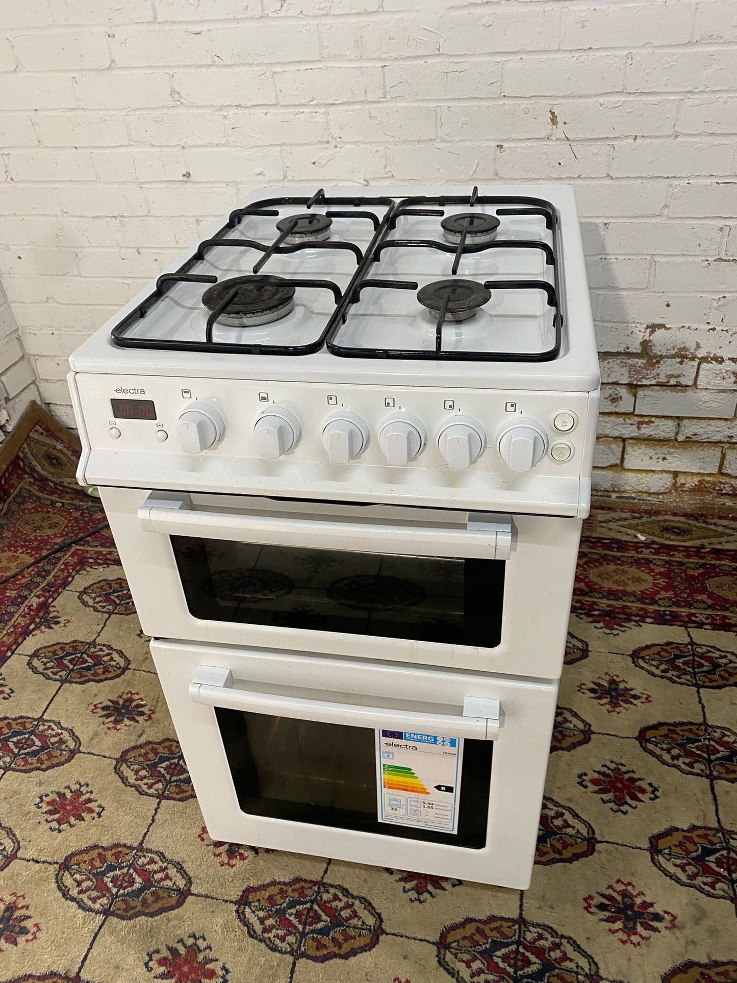 🚚Beautiful 50 CM Electra White Gas Cooker Oven/Grill For Sale