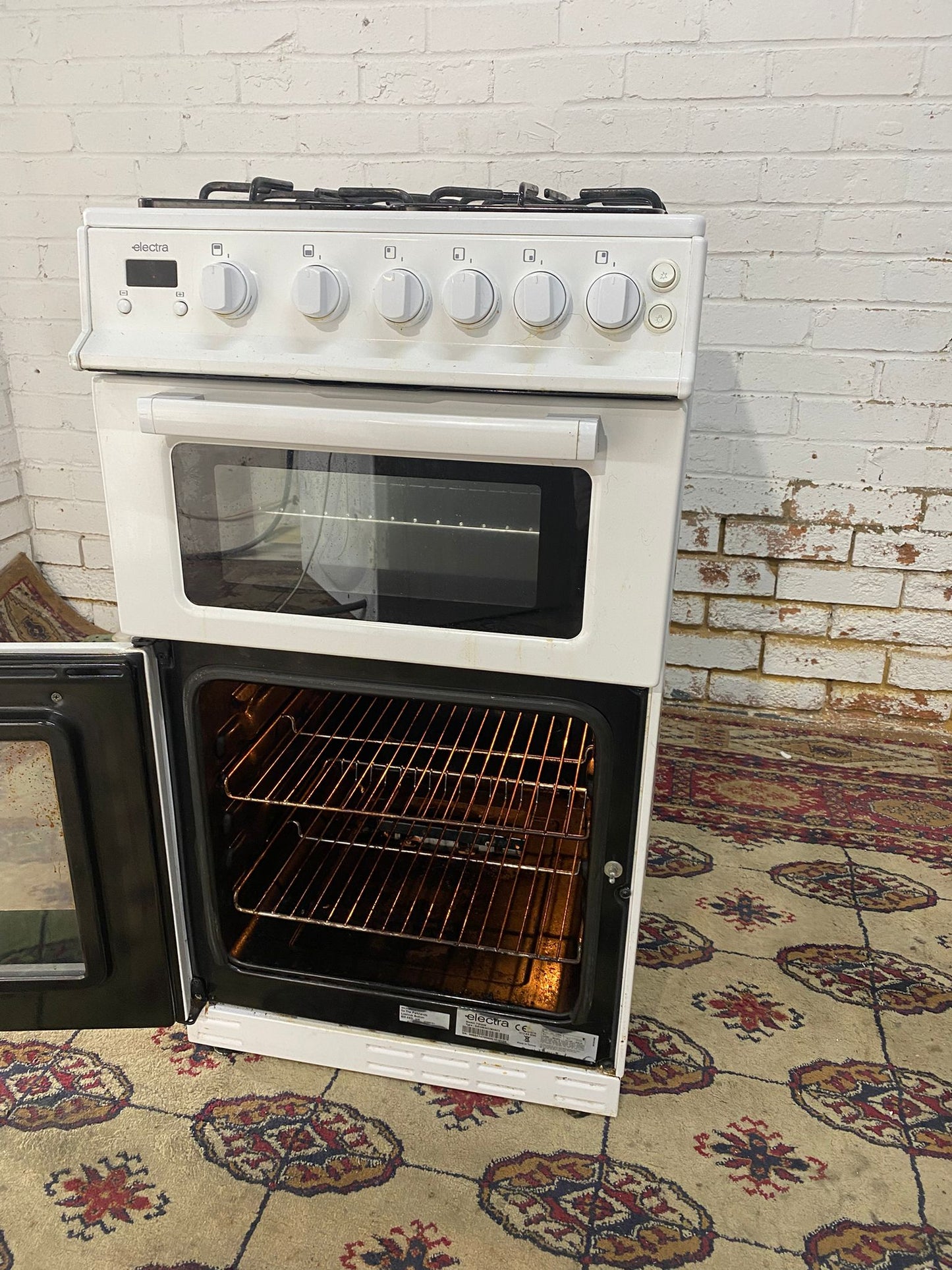 🚚Beautiful 50 CM Electra White Gas Cooker Oven/Grill For Sale