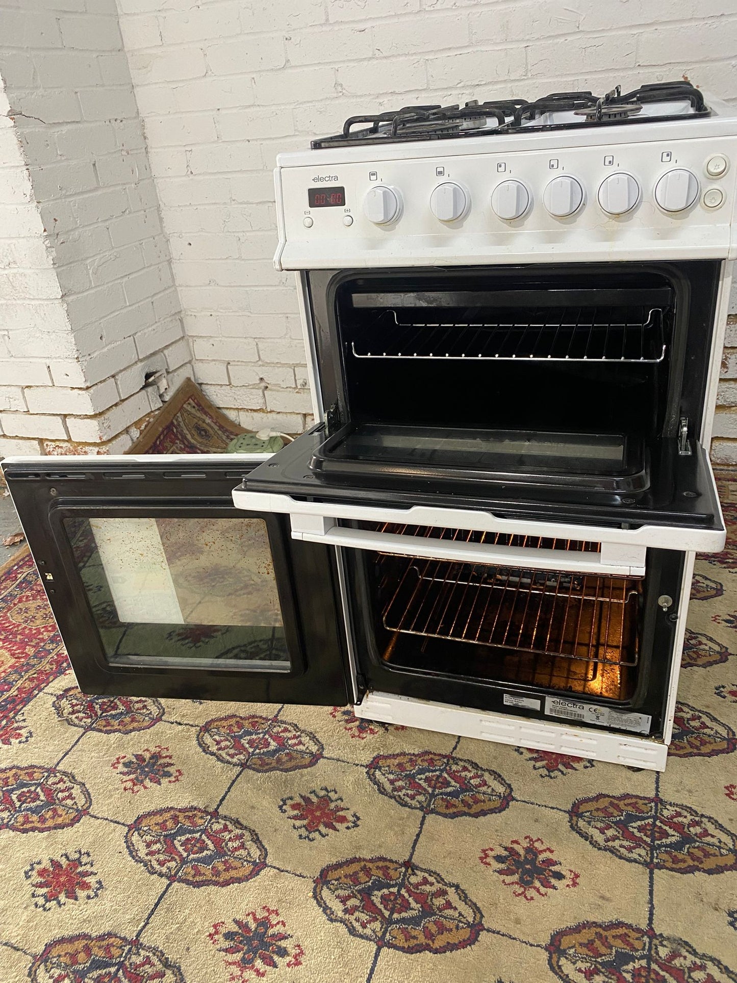 🚚Beautiful 50 CM Electra White Gas Cooker Oven/Grill For Sale