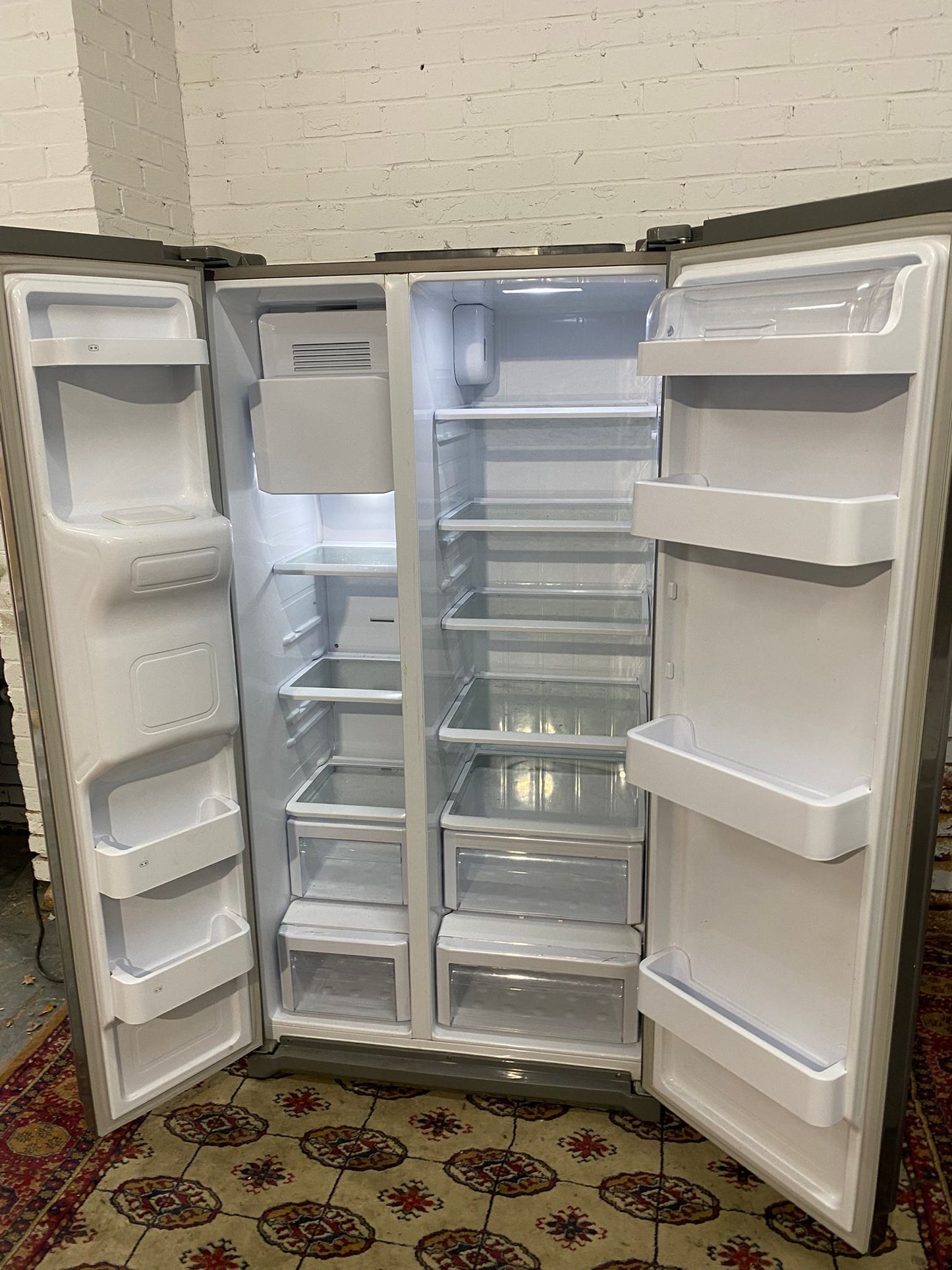 🚚Samsung Double Door Plumb In With Icemaker American Fridge Freezer For Sale
