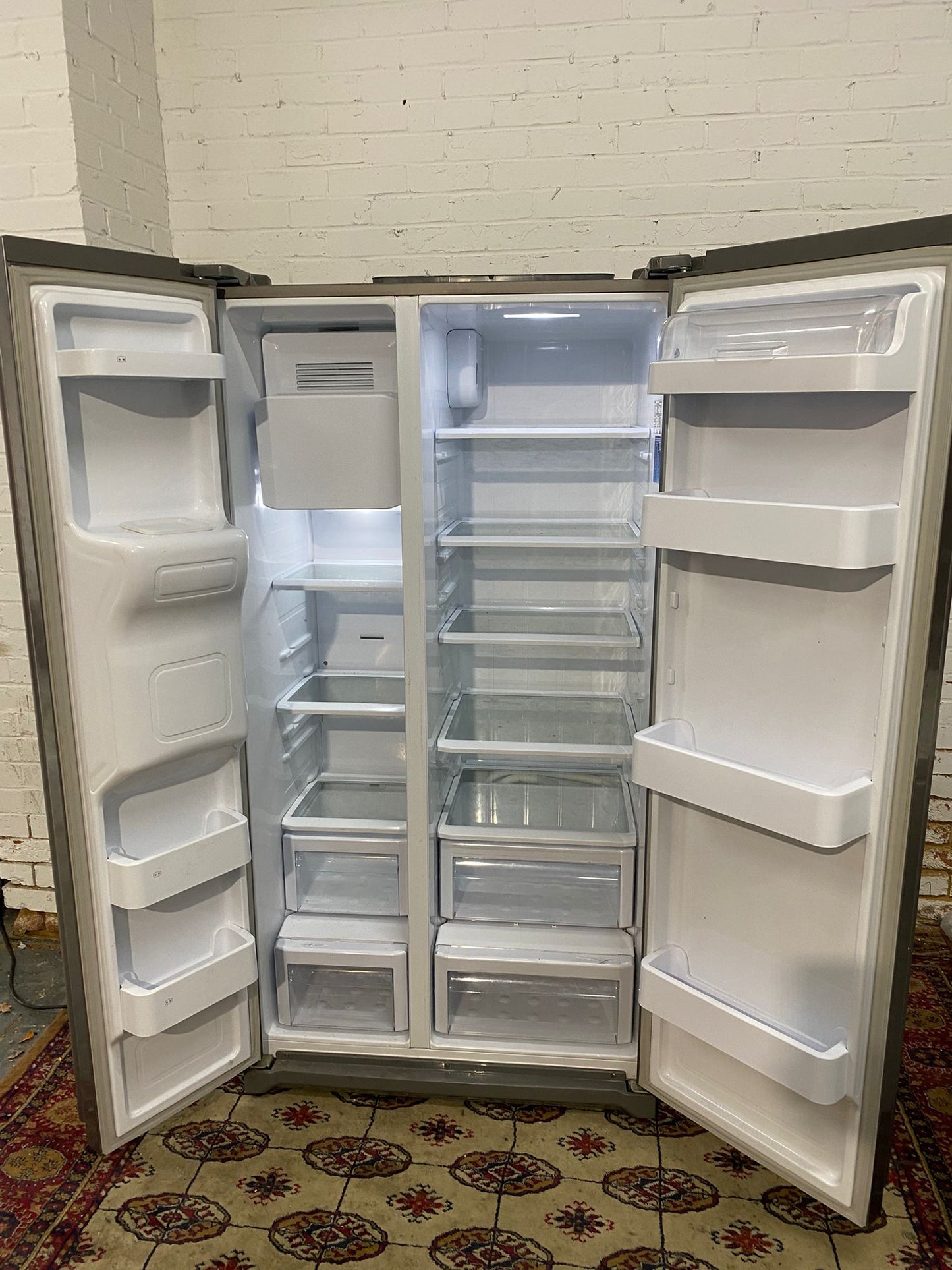 🚚Samsung Double Door Plumb In With Icemaker American Fridge Freezer For Sale