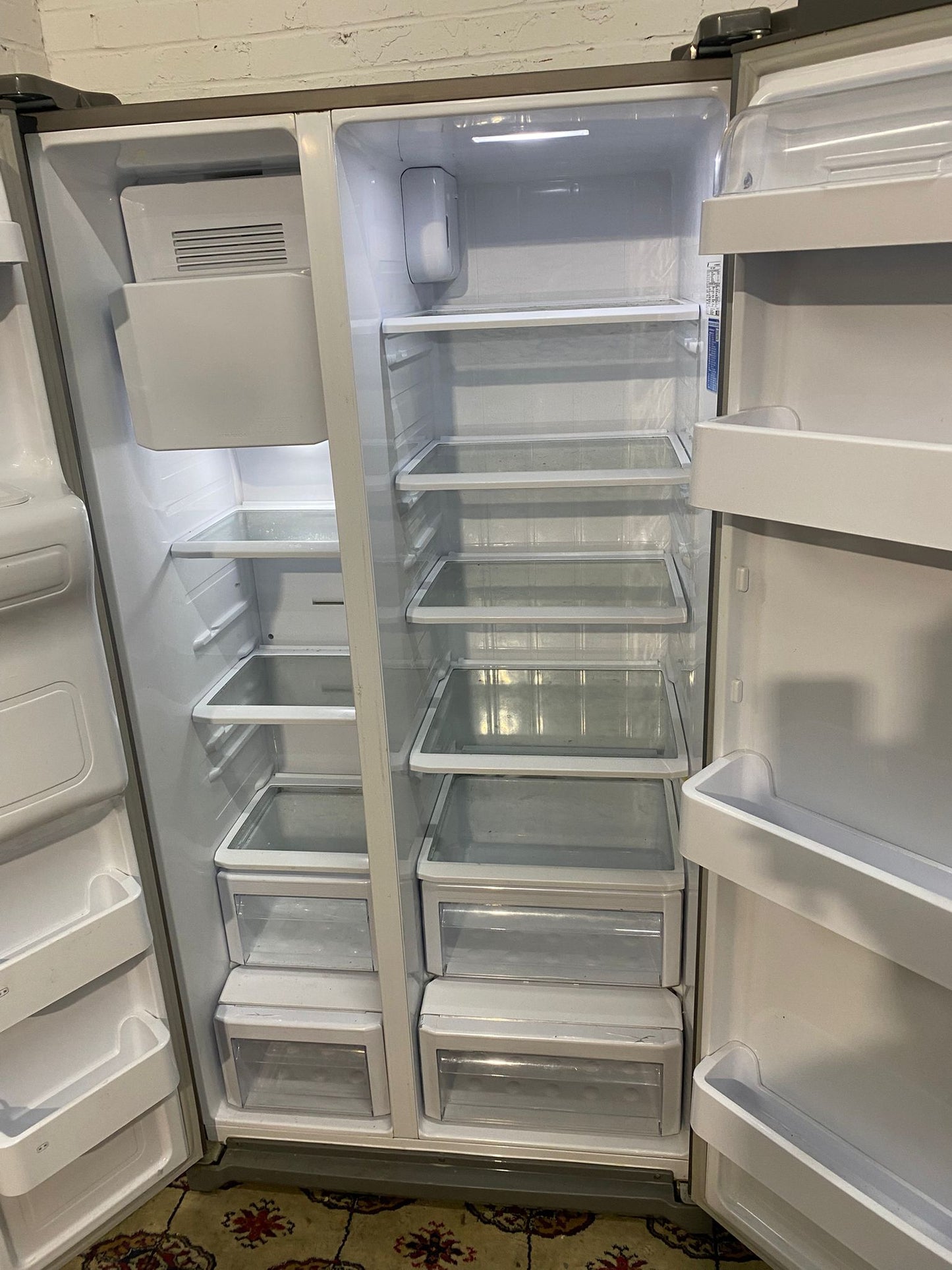 🚚Samsung Double Door Plumb In With Icemaker American Fridge Freezer For Sale