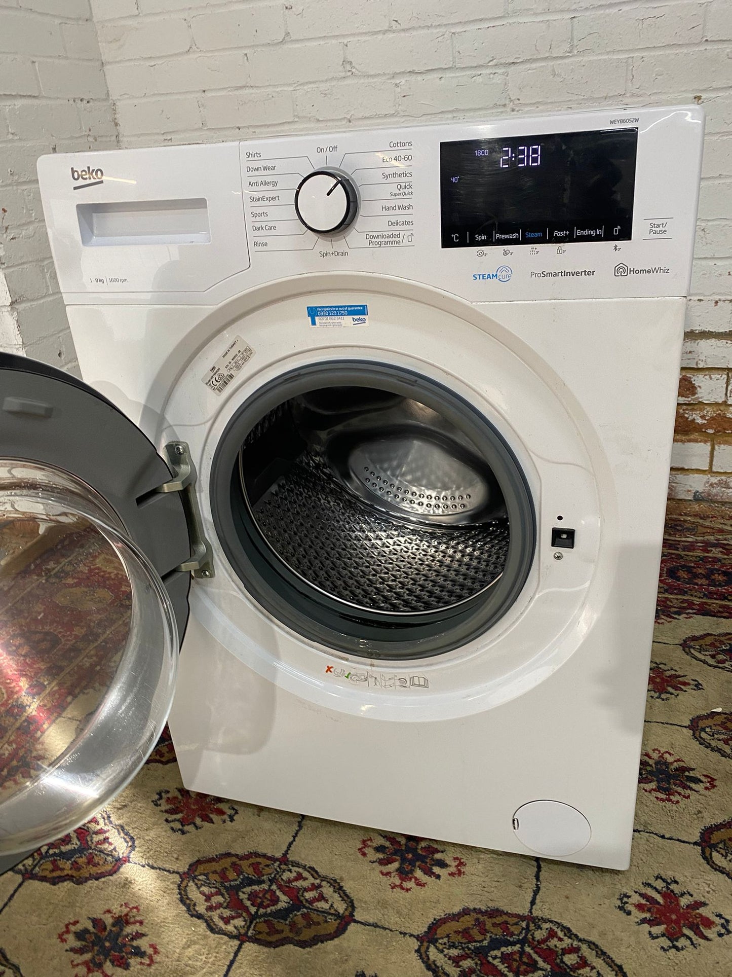 Beautiful Latest Model Beko 8KG A+ Energy Washing Machine For Sale
