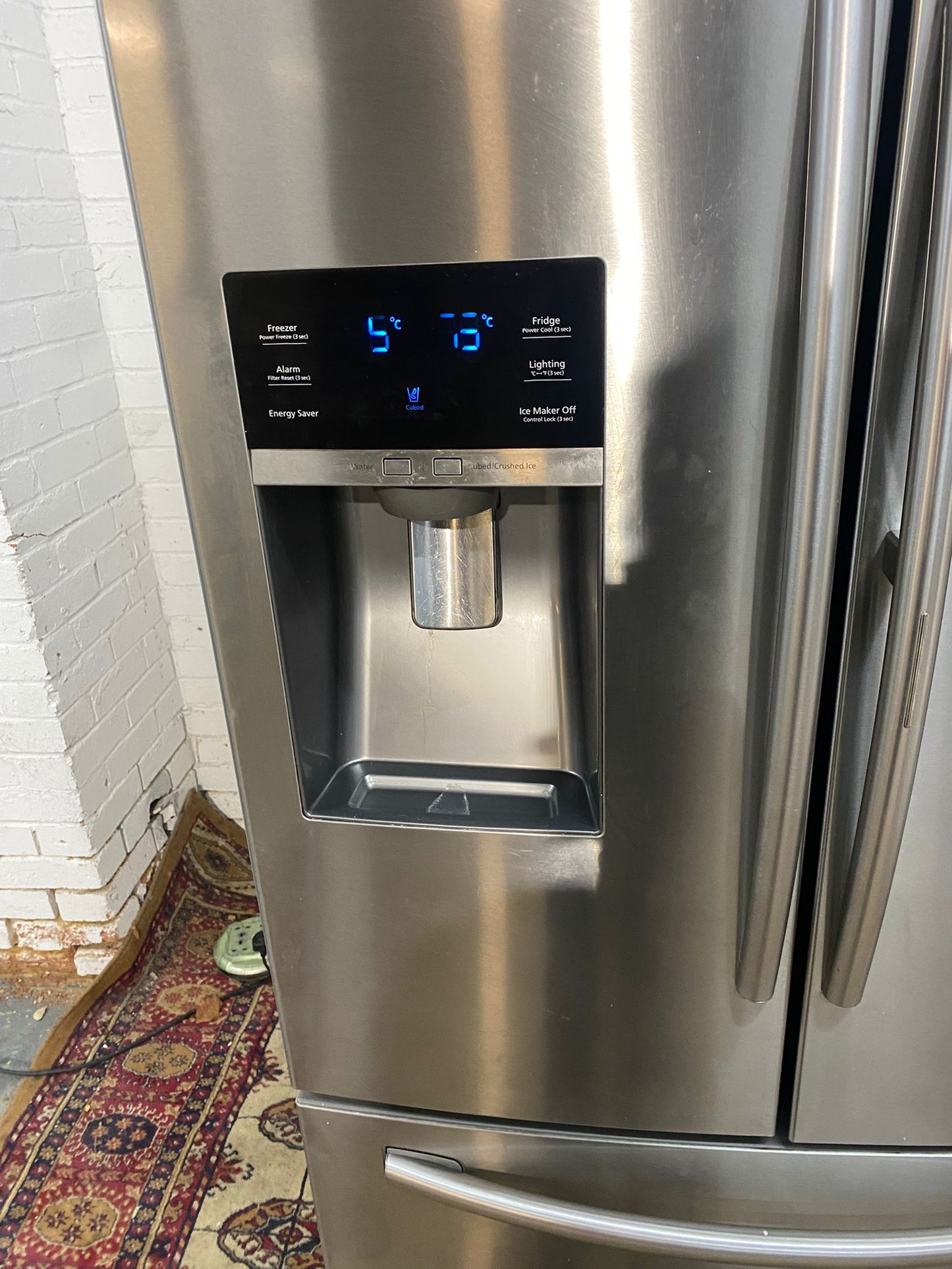 Samsung 3Doors French Style Plumb In Fridge Freezer With IceMaker For Sale