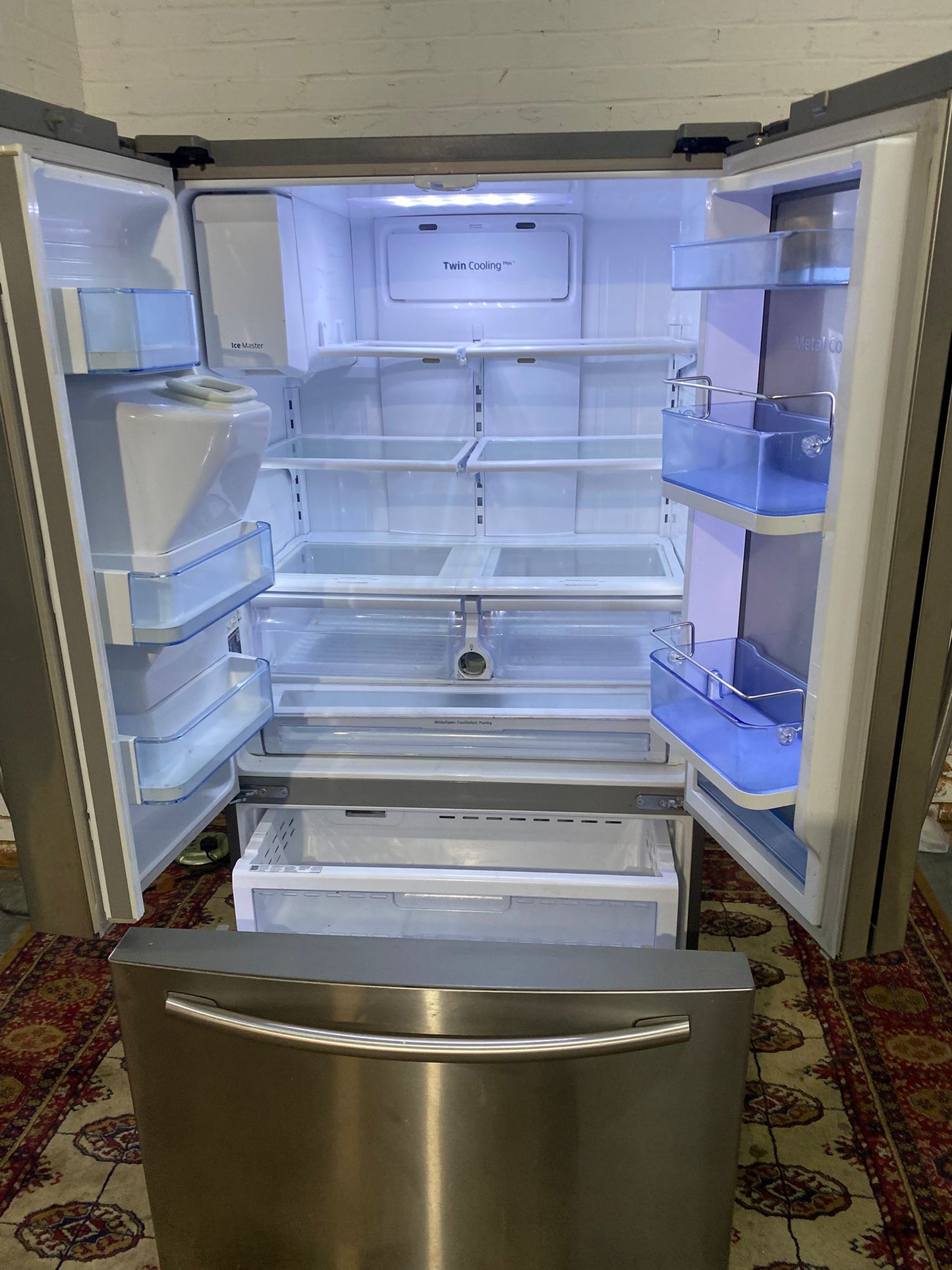 Samsung 3Doors French Style Plumb In Fridge Freezer With IceMaker For Sale