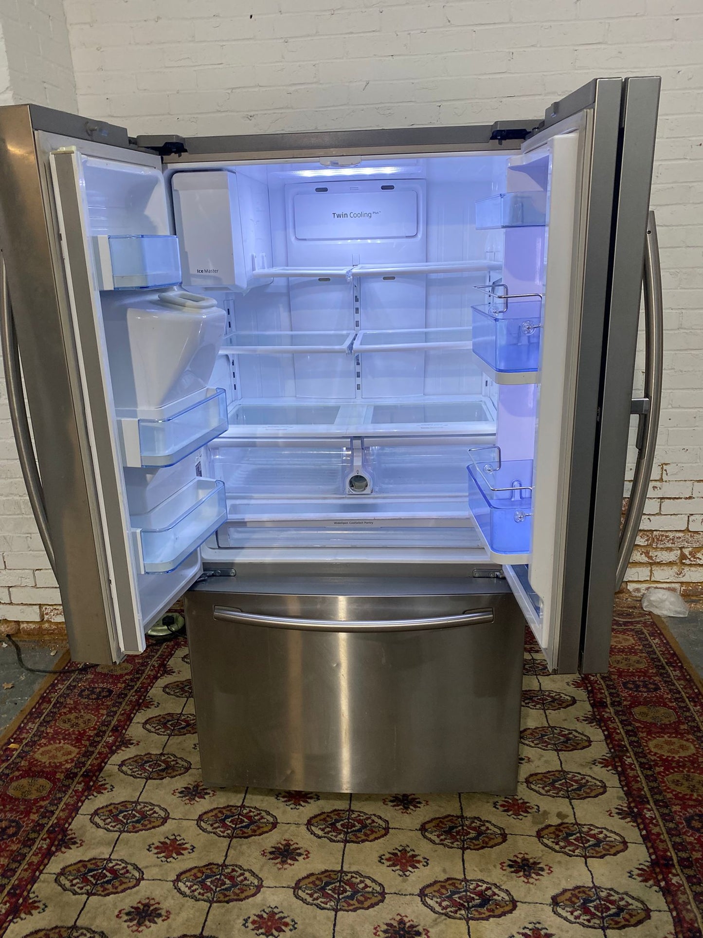 Samsung 3Doors French Style Plumb In Fridge Freezer With IceMaker For Sale