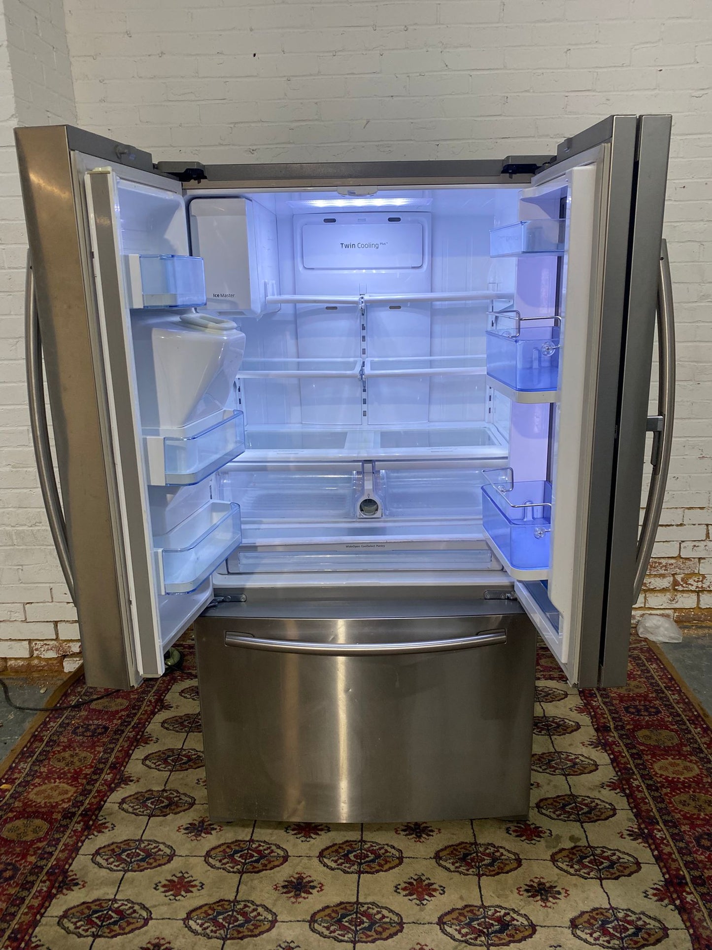 Samsung 3Doors French Style Plumb In Fridge Freezer With IceMaker For Sale