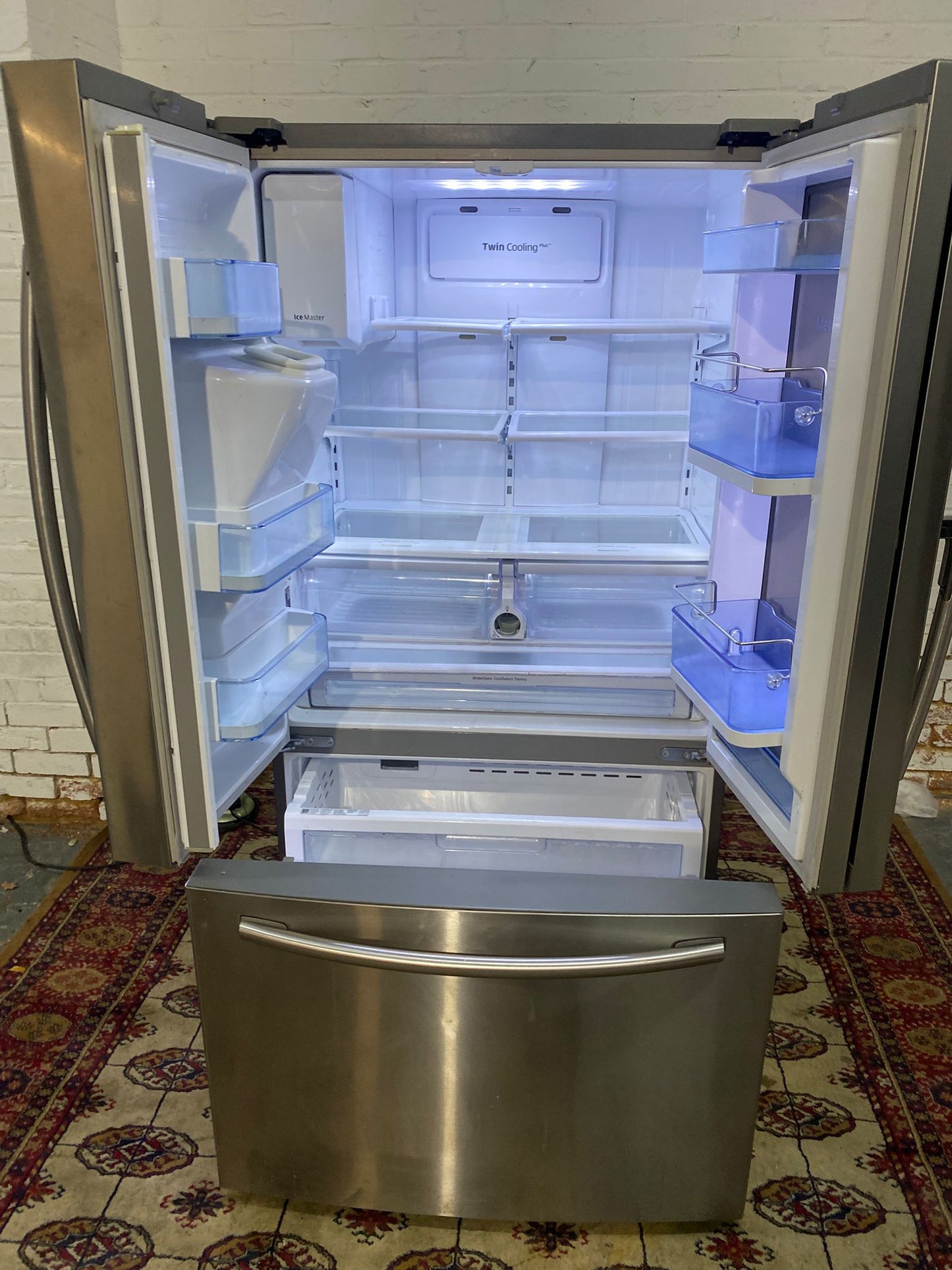 Samsung 3Doors French Style Plumb In Fridge Freezer With IceMaker For Sale