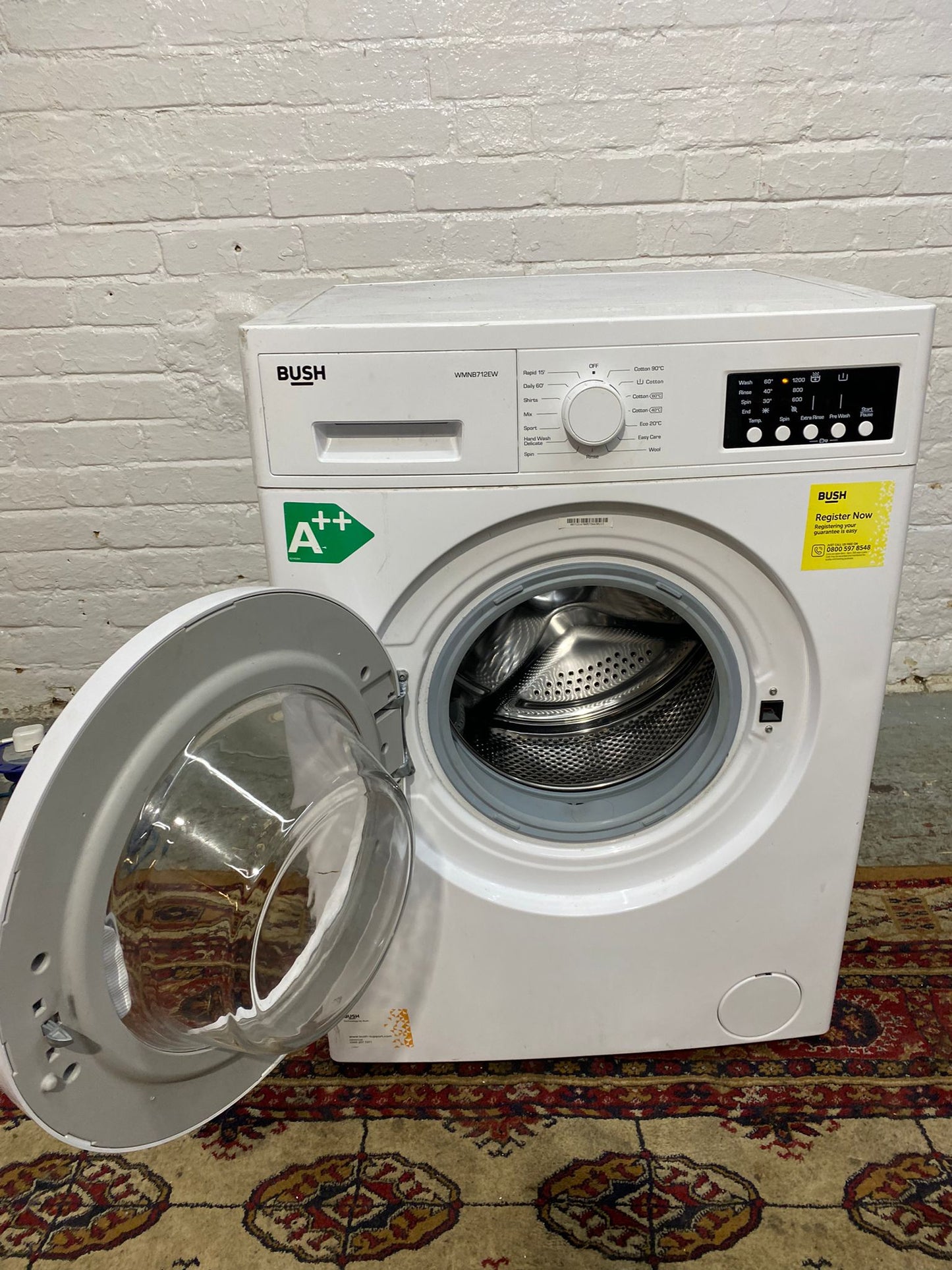 Beautiful Bush 8KG Washing Machine For Sale