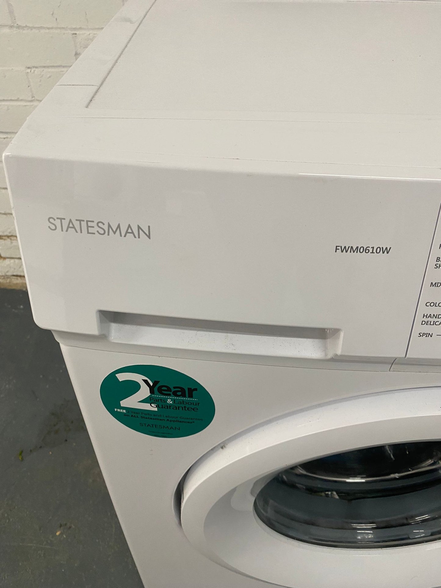 FREE DELIVERY Beautiful Stateman 6KG Slim Washing Machine  For Sale