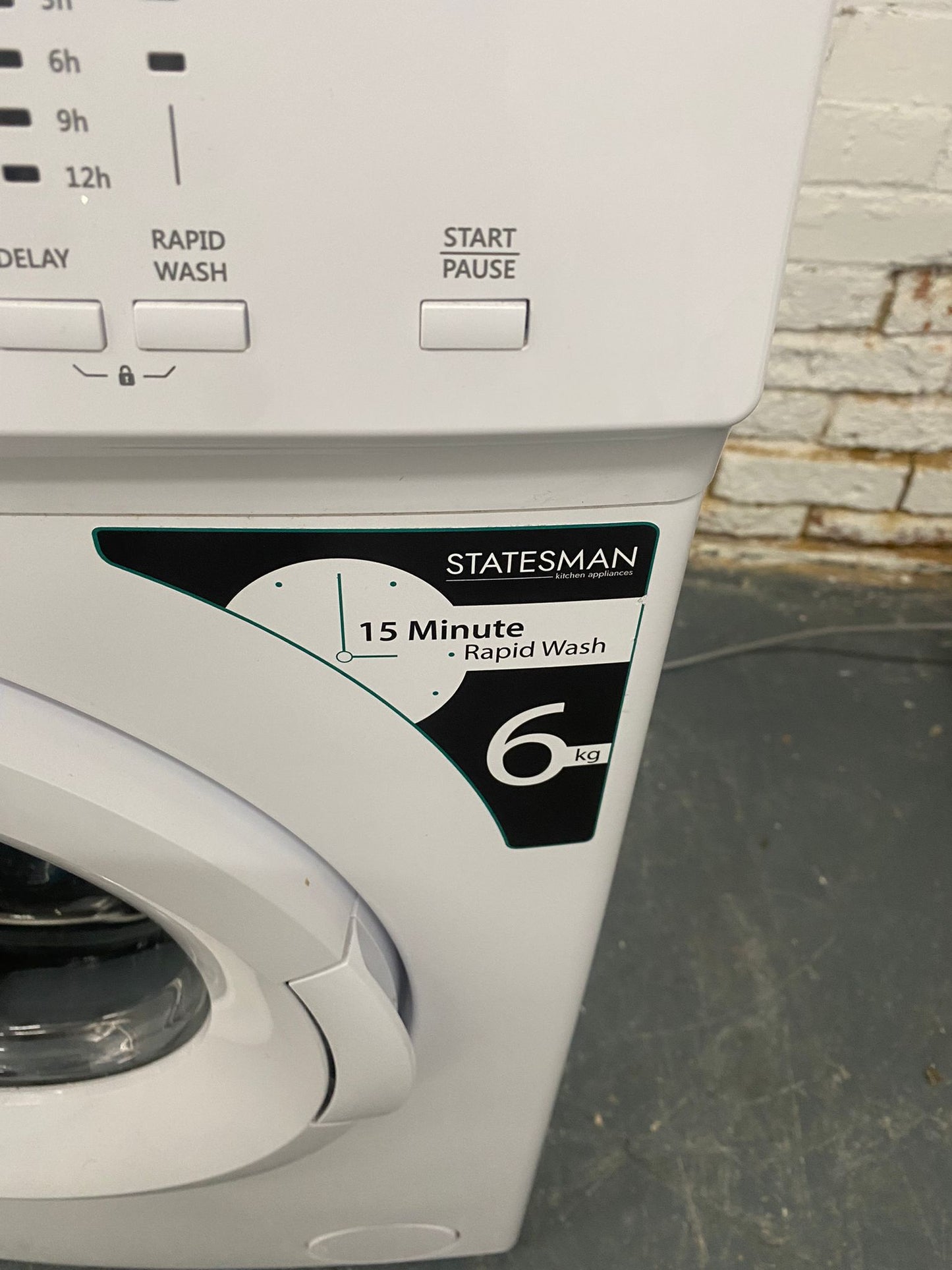 FREE DELIVERY Beautiful Stateman 6KG Slim Washing Machine  For Sale