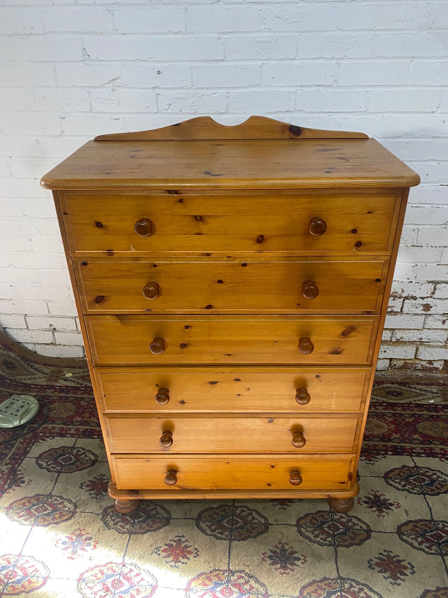🚚Beautiful 6 Drawers Pine Chest Dresser For Sale