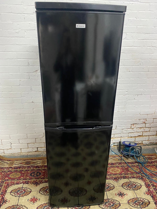 Candy Black Frost-Free 50/50 Fridge Freezer Excellent Condition
