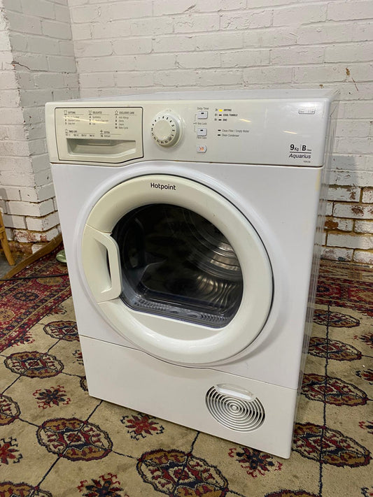 Beautiful HotPoint 9KG Glass Door Condenser Dryer With HeatPump For Sale