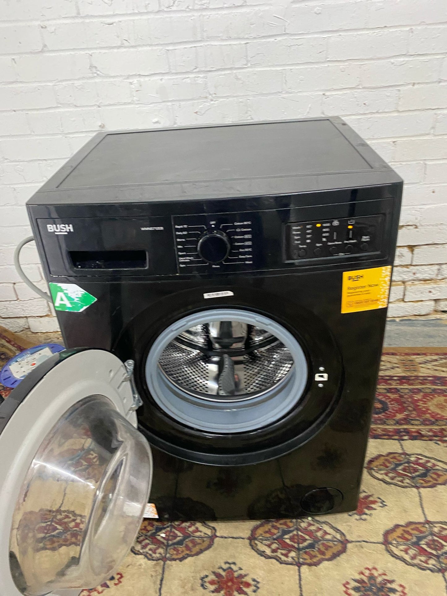 FREE DELIVERY Beautiful Bush 7KG Black A+ Energy Washing Machine For Sale