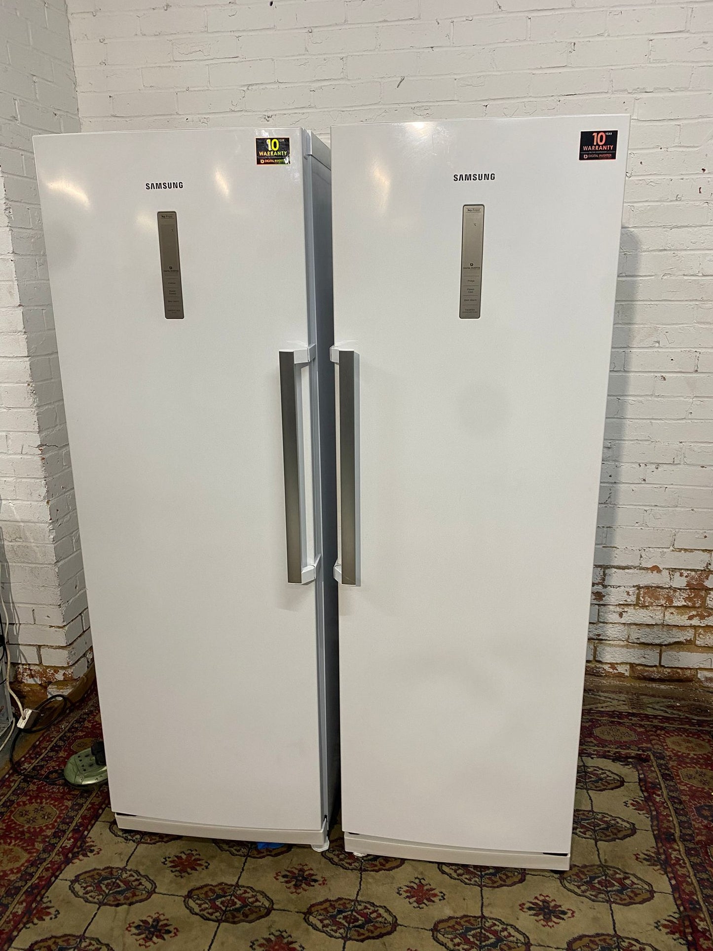🚚Beautiful TopBrand Samsung Standing Fridge Freezer Pair For Sale