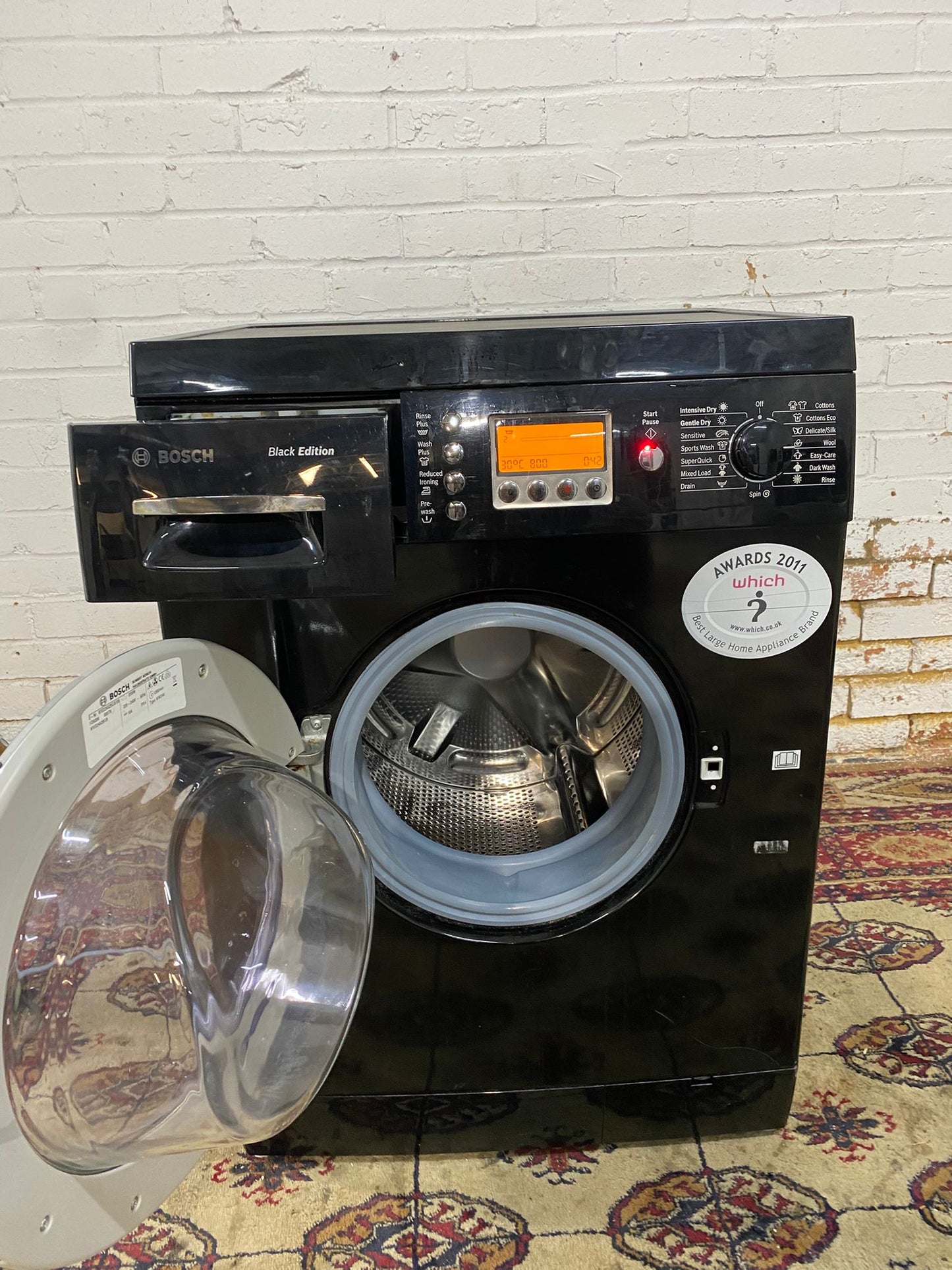 🚚Top Brand Bosch Black Washer Dryer Combo For Sale