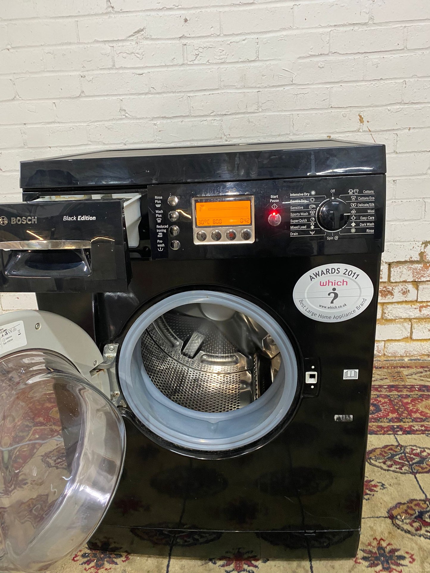 🚚Top Brand Bosch Black Washer Dryer Combo For Sale
