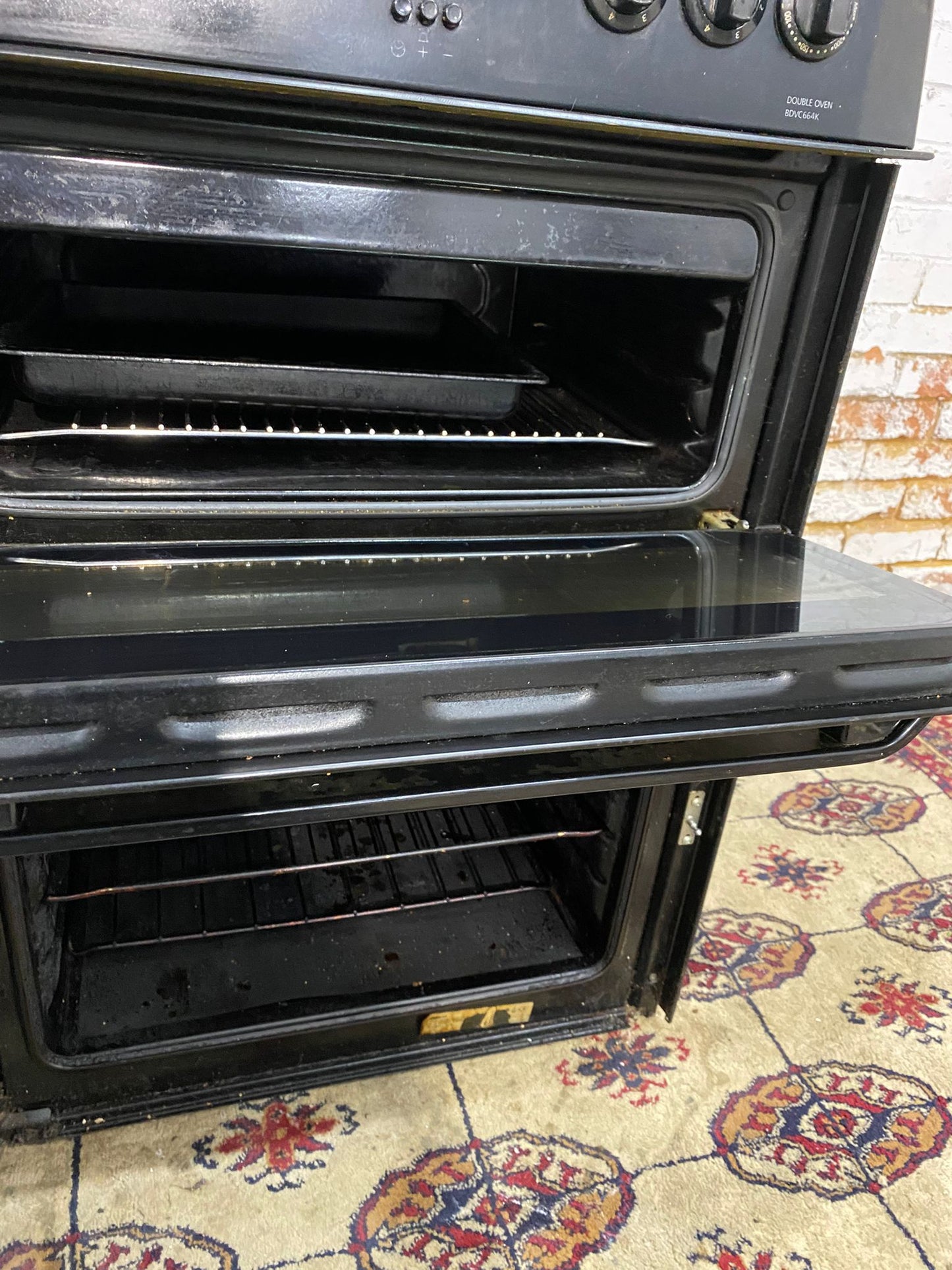Beko 60CM Black Electric Ceramic Cooker With Dual Oven/Grill For Sale