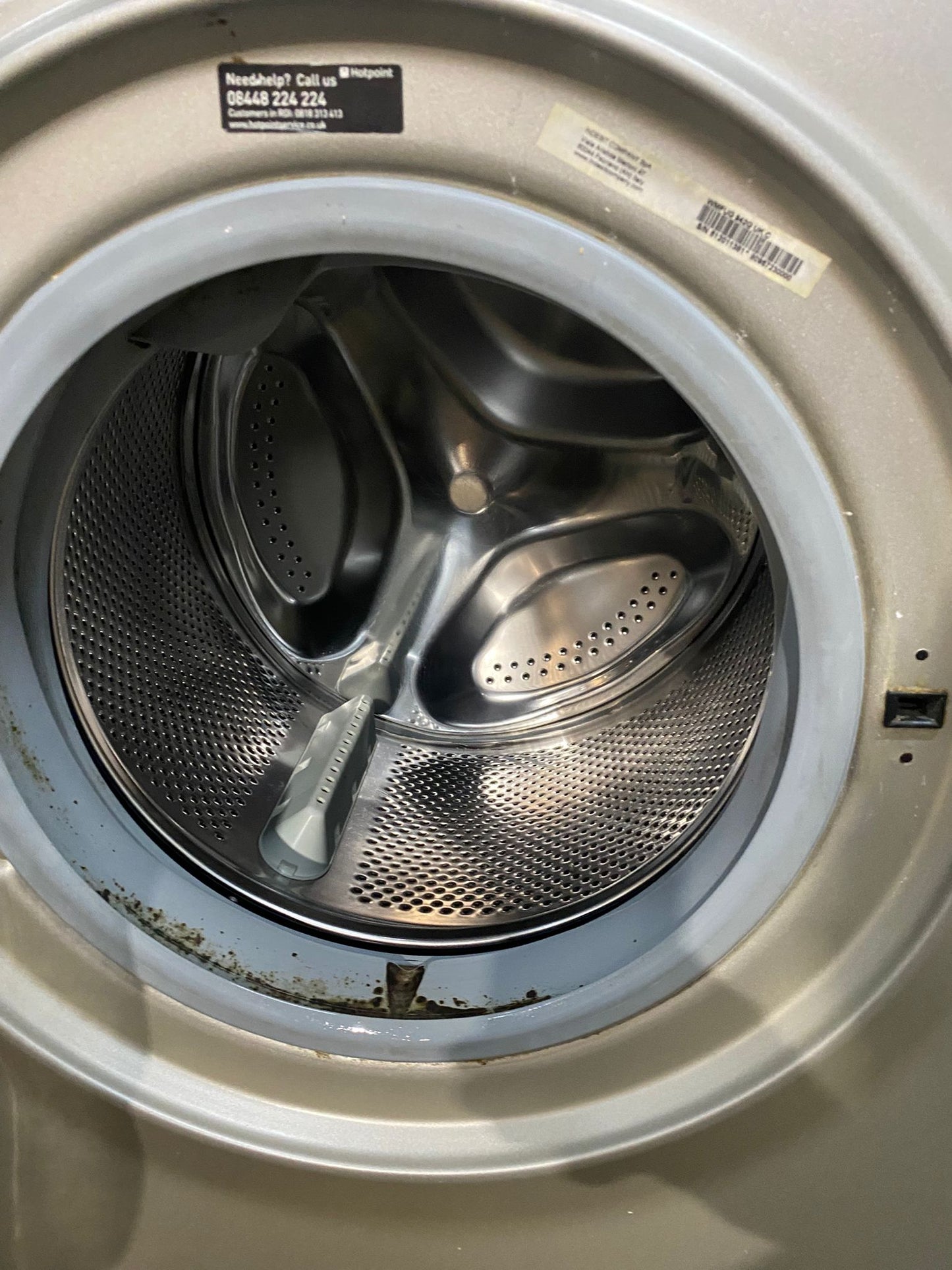 🚚Beautiful Hotpoint Grey 9KG Washing Machine For Sale