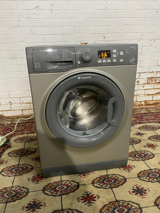 🚚Beautiful Hotpoint Grey 9KG Washing Machine For Sale