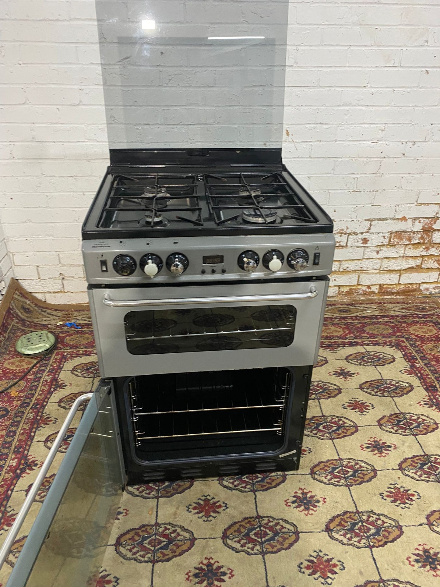 🚚Grey 60cm Gas Cooker With Oven/Grill For Sale