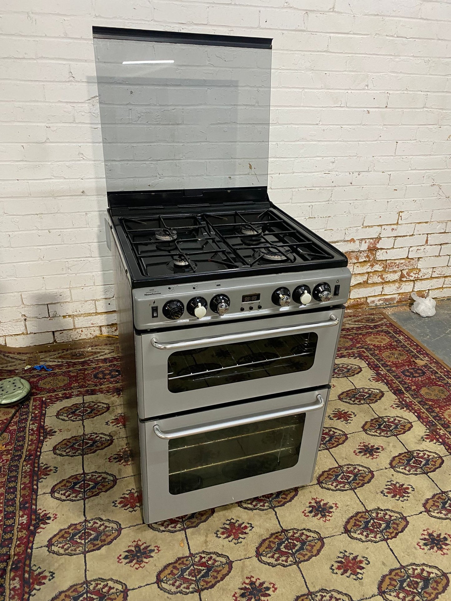 🚚Grey 60cm Gas Cooker With Oven/Grill For Sale