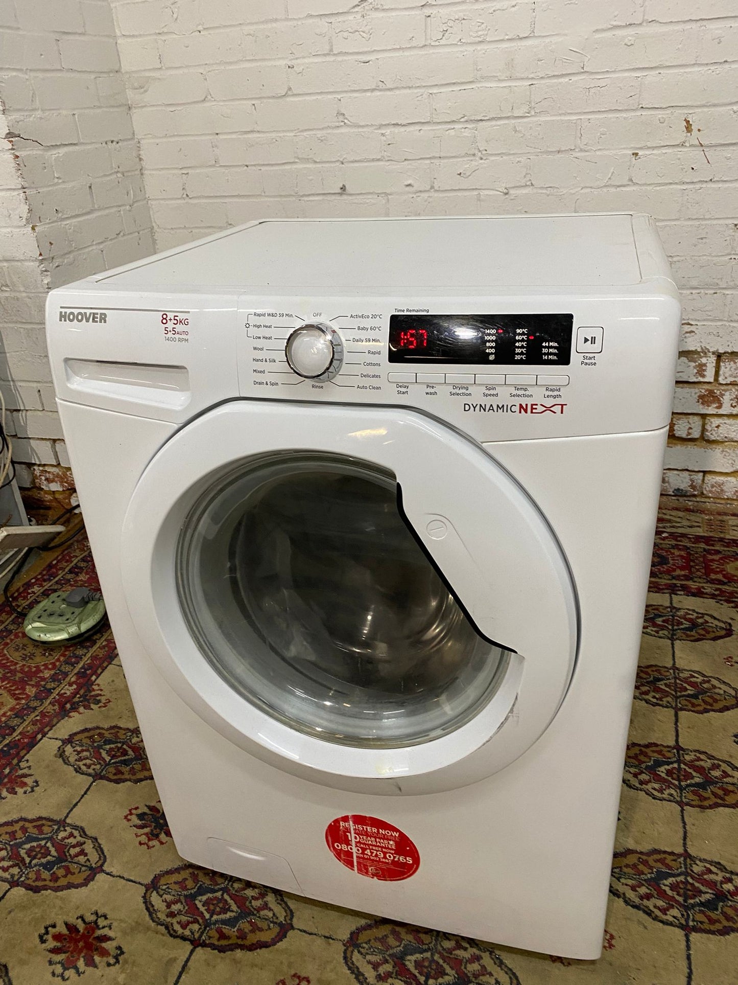 🚚Beautiful Hoover 8/5KG  Combo Washer Dryer For Sale