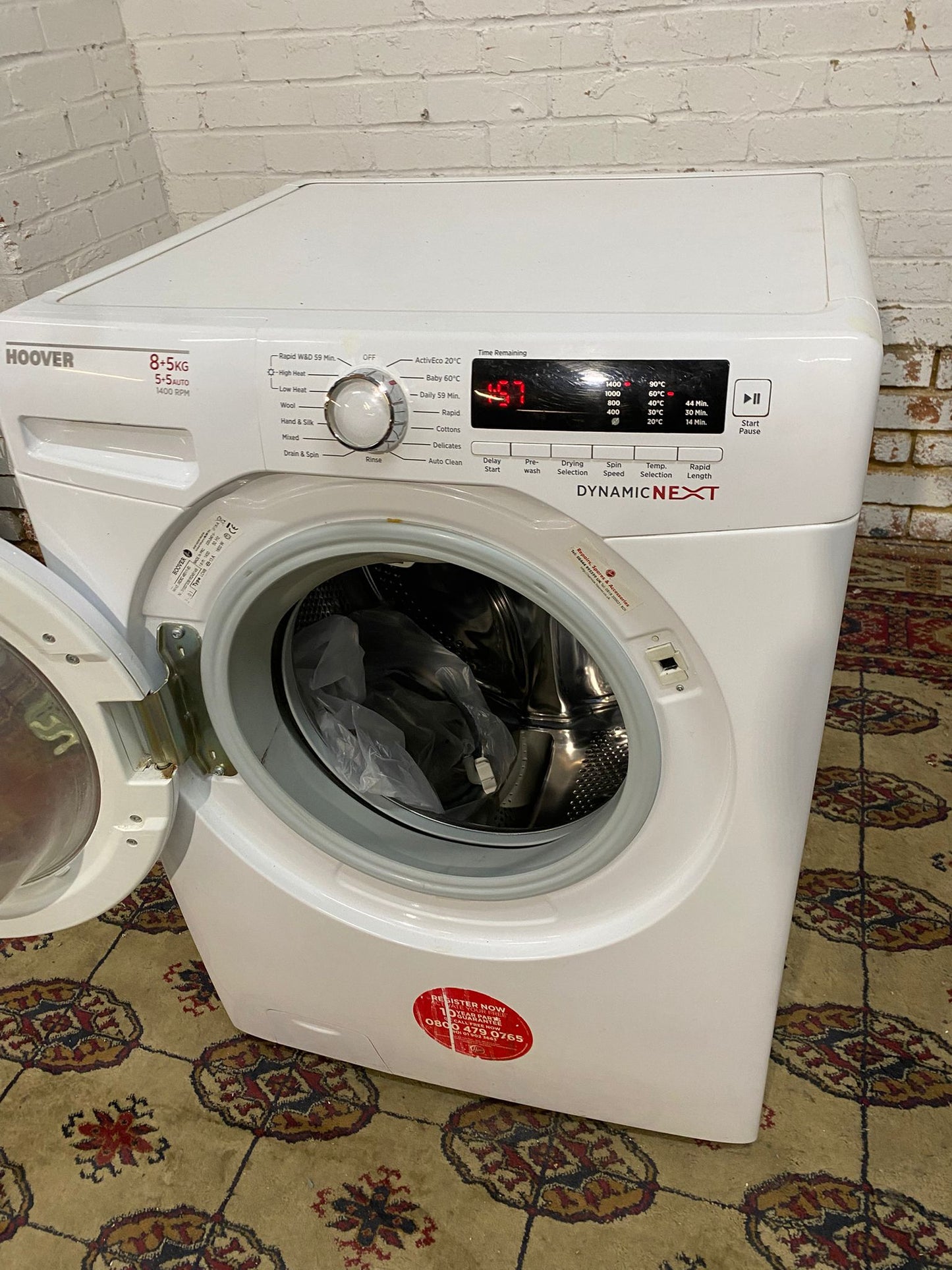 🚚Beautiful Hoover 8/5KG  Combo Washer Dryer For Sale