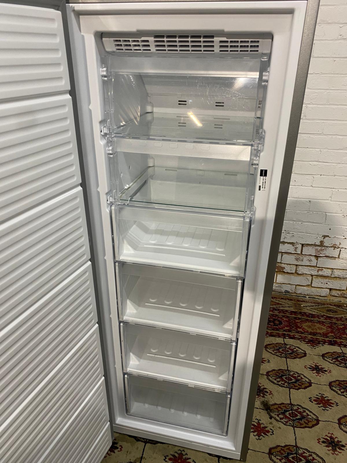 Hotpoint Tall Grey Frost Free Standing Freezer